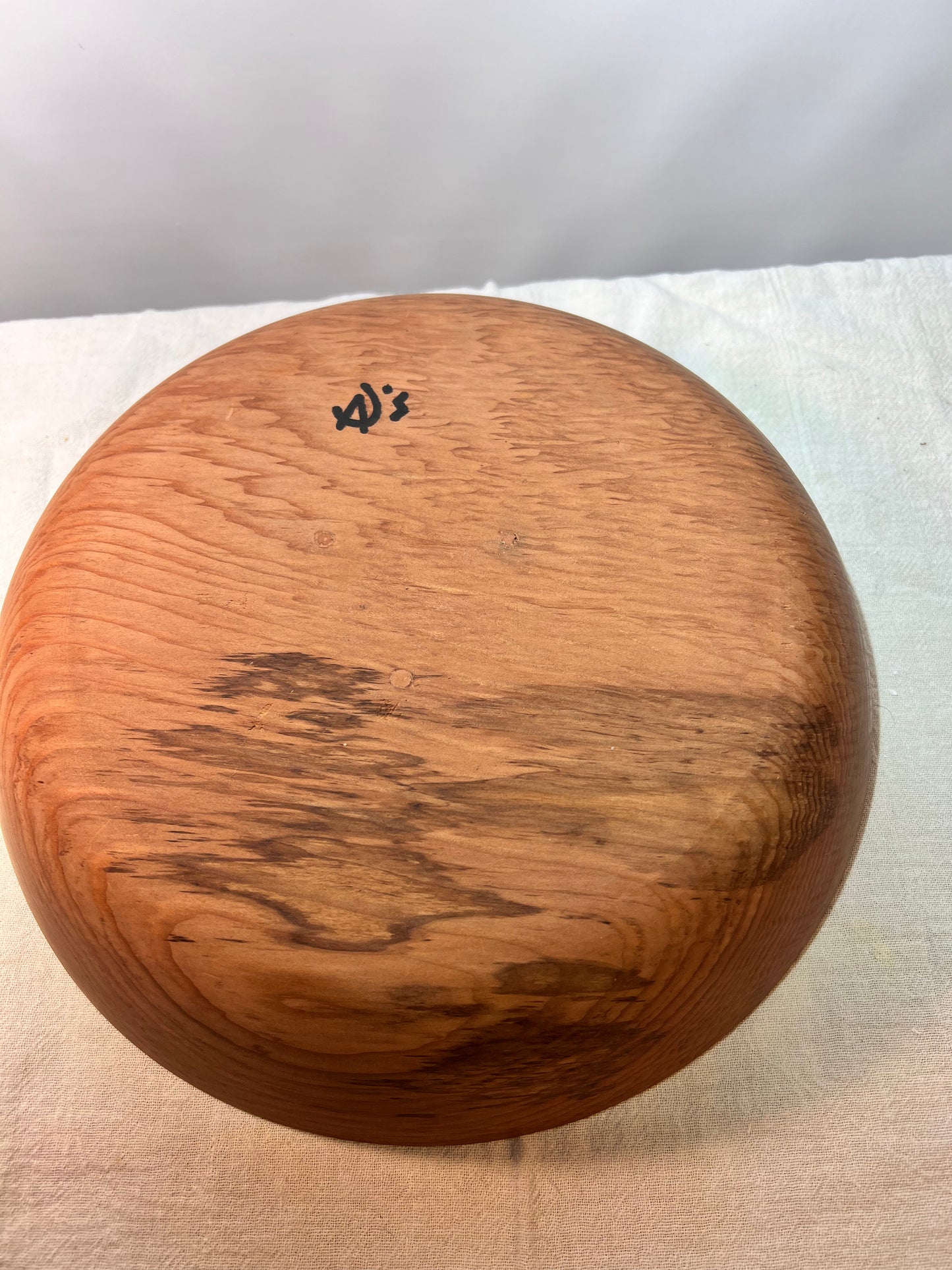 Jed Smith - Redwood -11 1/2” Serving Bowl - Northern California Coast- hand crafted- these bowls are made out of 100 redwoods by Jed Smith Redwood Burl Co. Located on Hwy 199. - one of a kind