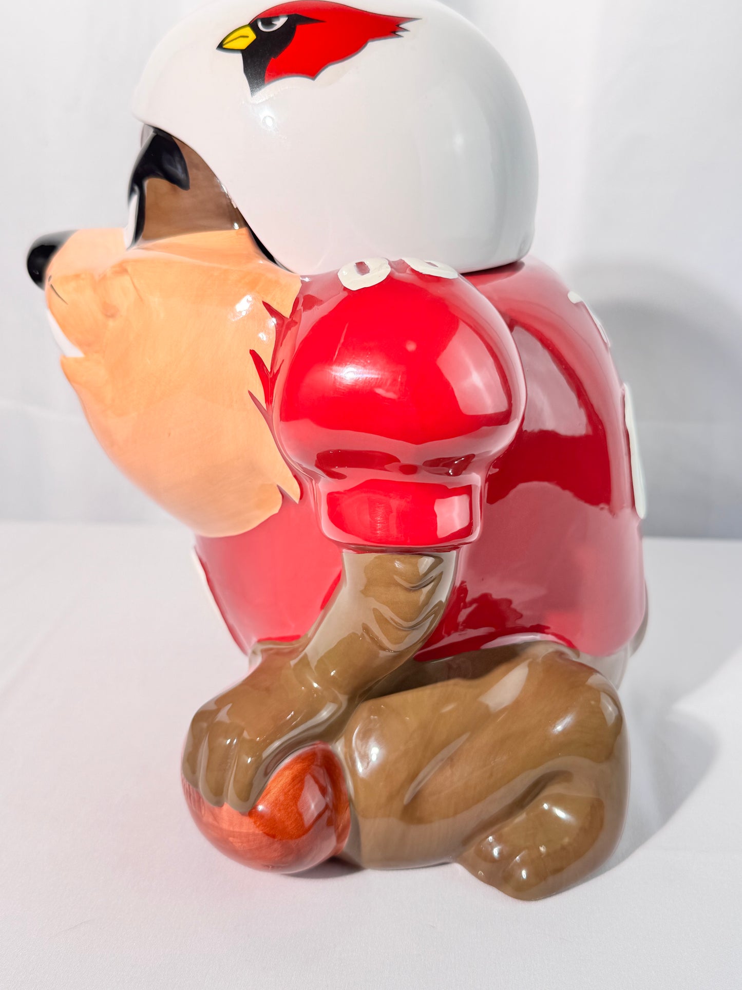 Team NFL - Taz - Cardinals - Cookie Jar - 1994- Warner Brothers- Looney Tunes