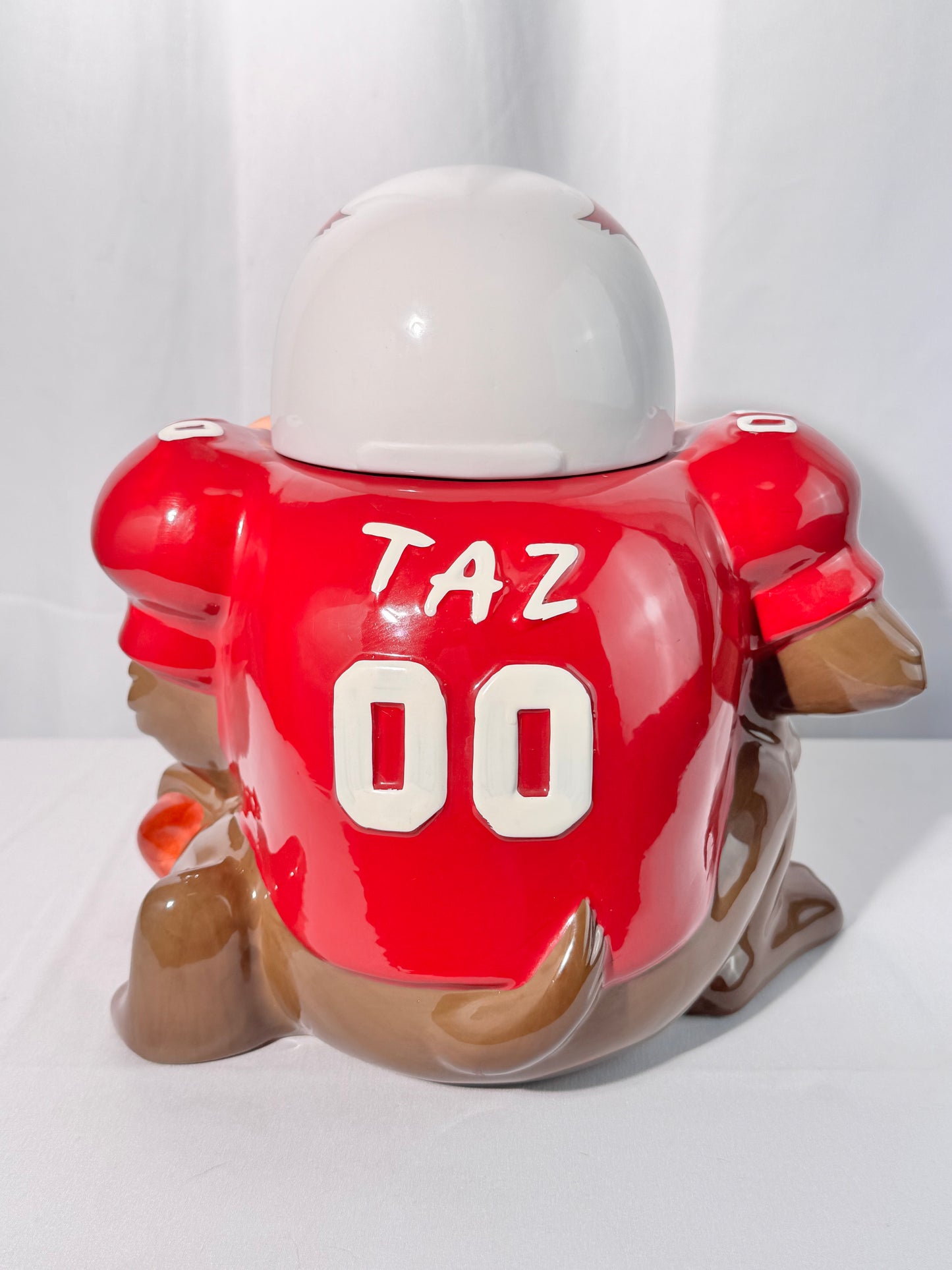 Team NFL - Taz - Cardinals - Cookie Jar - 1994- Warner Brothers- Looney Tunes