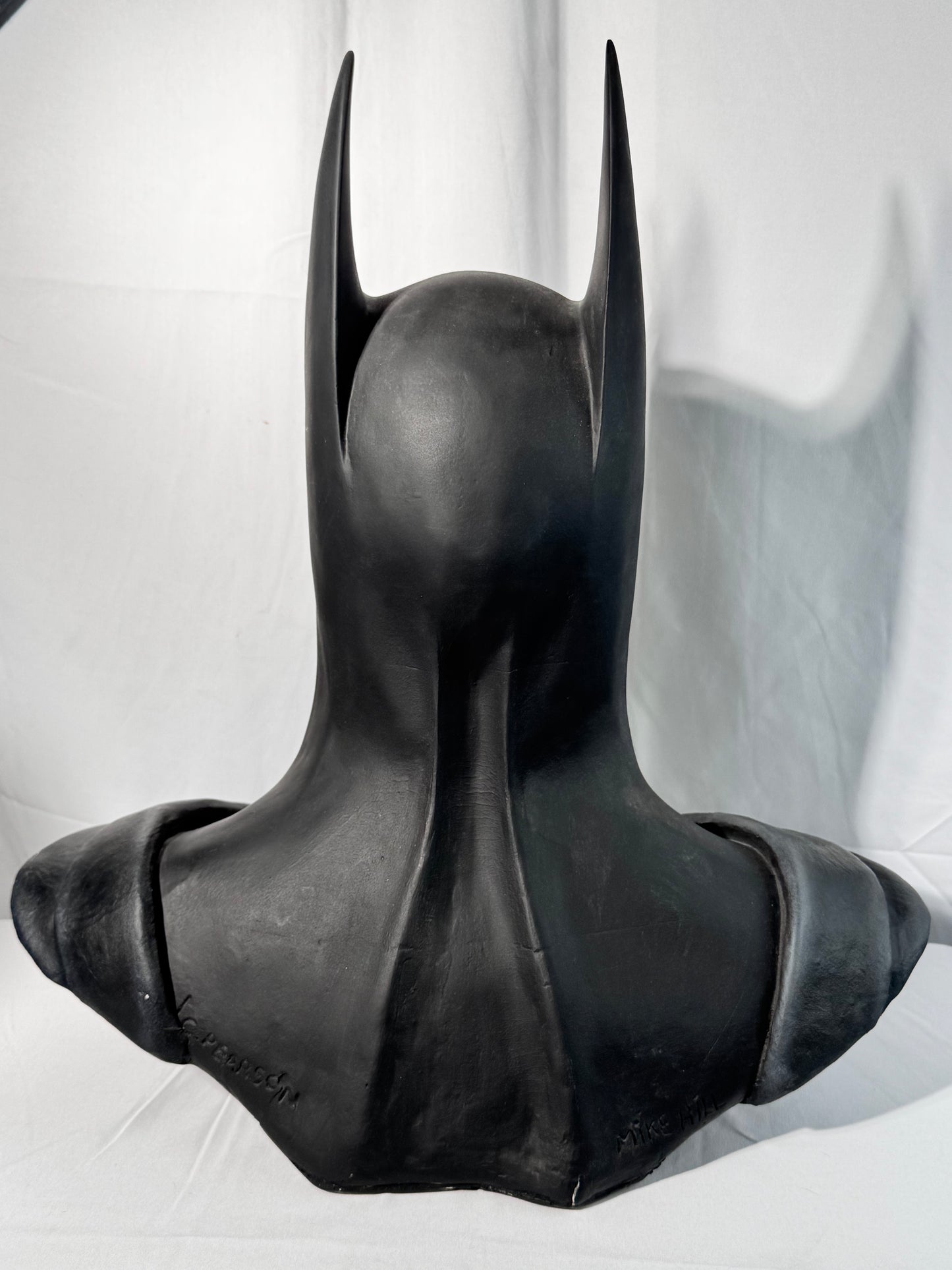 Batman - 20” Bust - Michael Keaton - signed by Mike Hill and JC Pearson