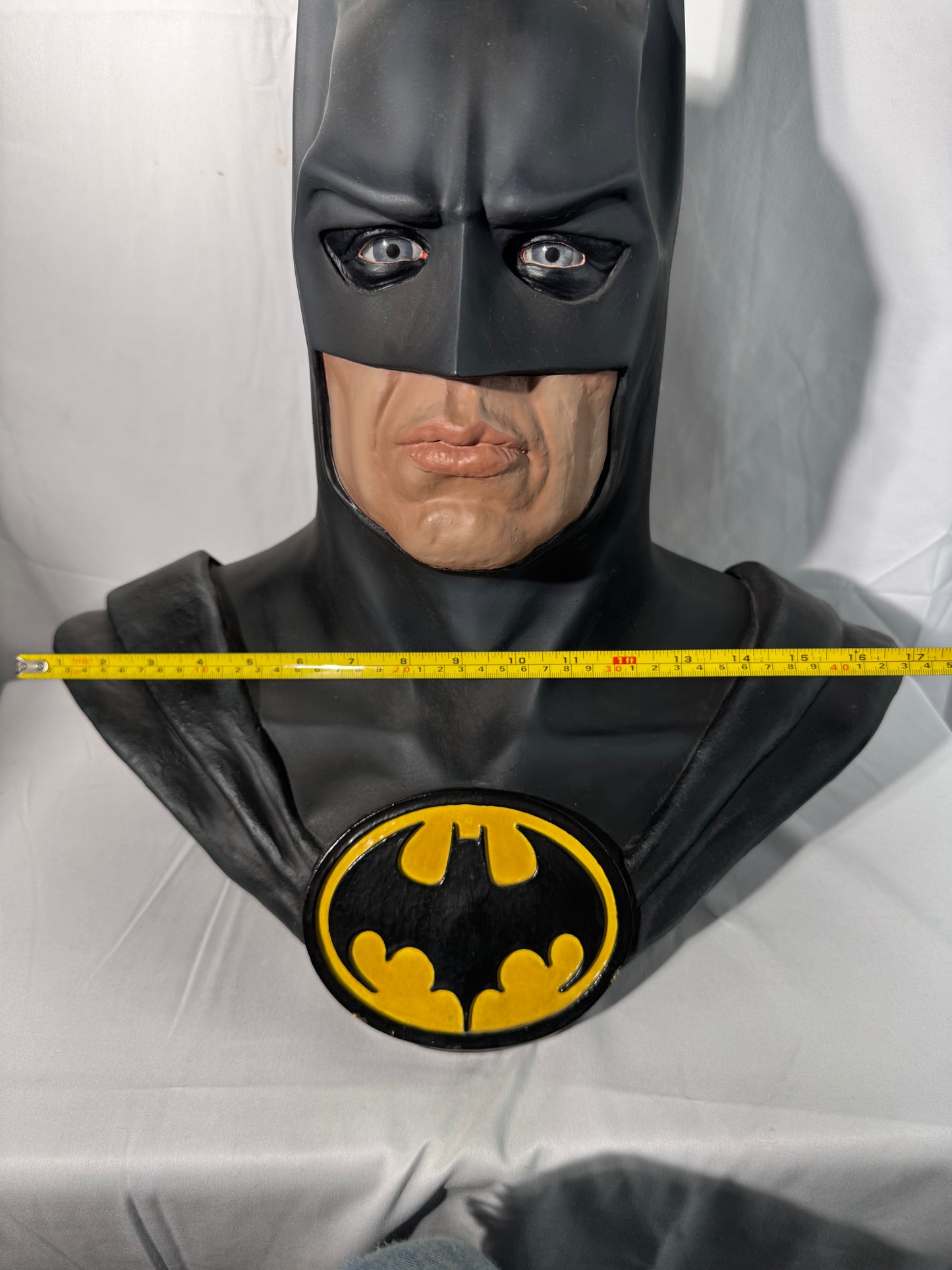 Batman - 20” Bust - Michael Keaton - signed by Mike Hill and JC Pearson