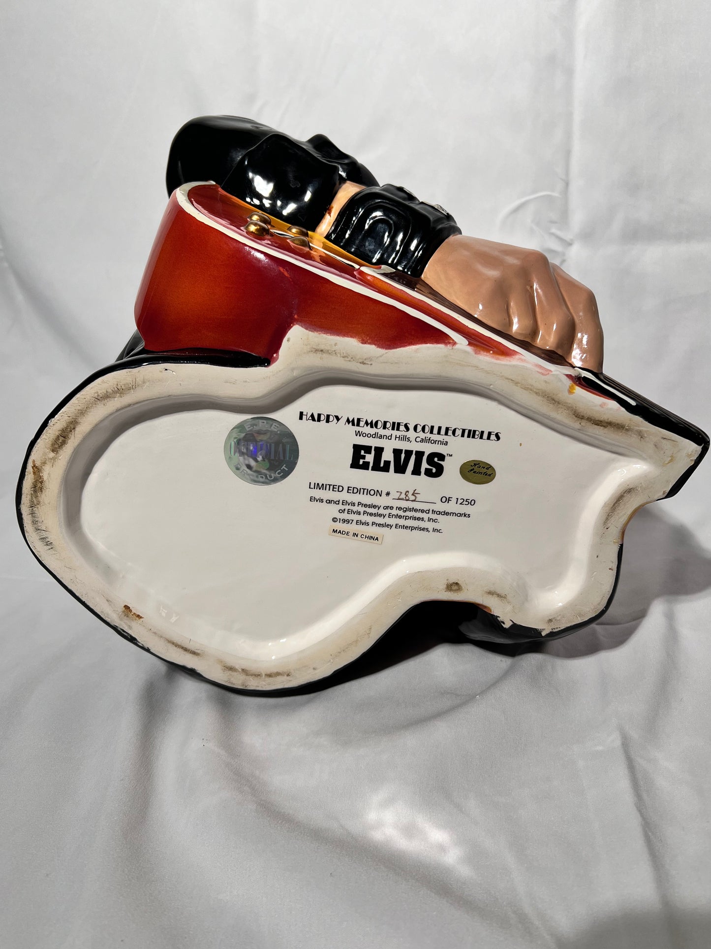 Elvis - 14” cookie Jar - Happy Memories Collectible- Woodland Hills CA - Limited Edition- #285/1250 -1997