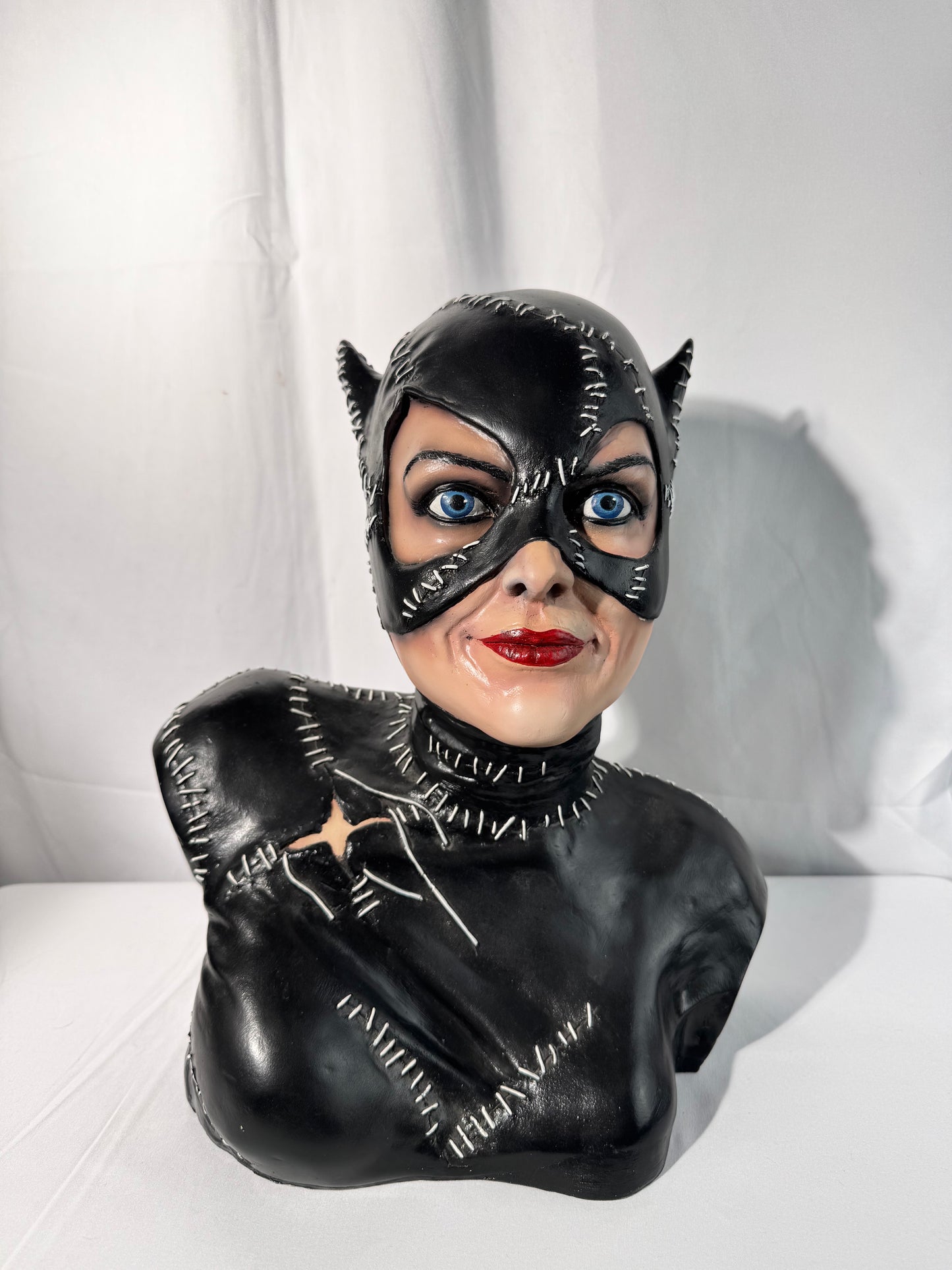 Batman Returns- Cat Women 14” Bust- Michelle Pfeiffer - signed by Mike Hill