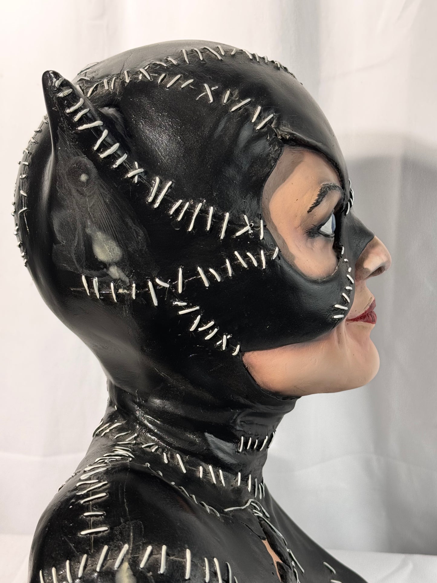 Batman Returns- Cat Women 14” Bust- Michelle Pfeiffer - signed by Mike Hill