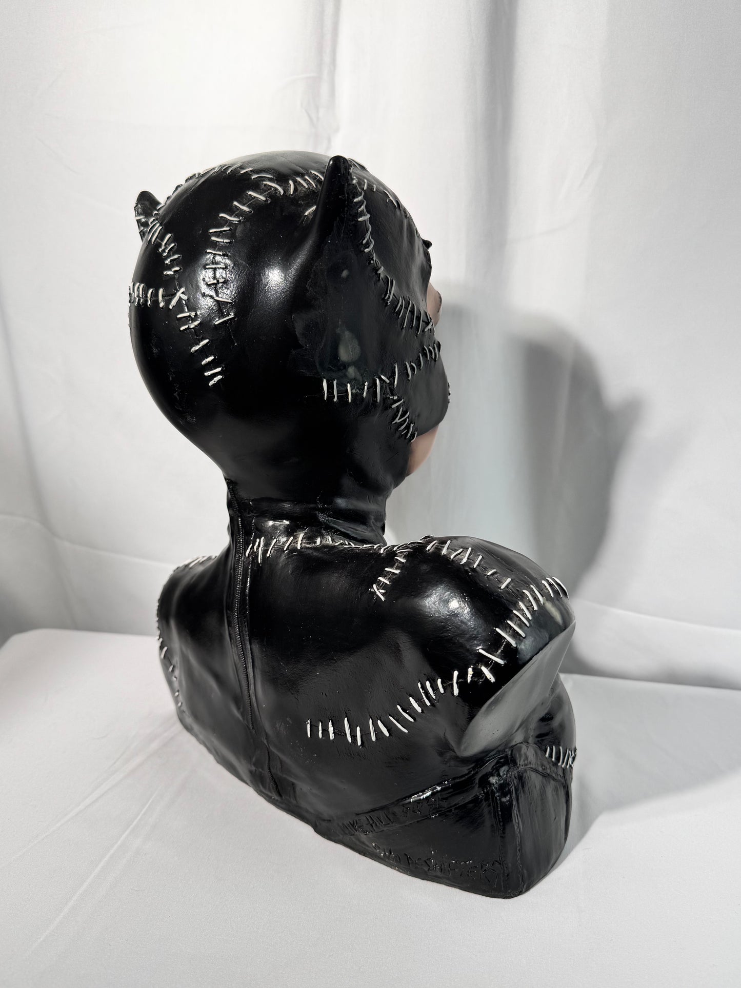 Batman Returns- Cat Women 14” Bust- Michelle Pfeiffer - signed by Mike Hill