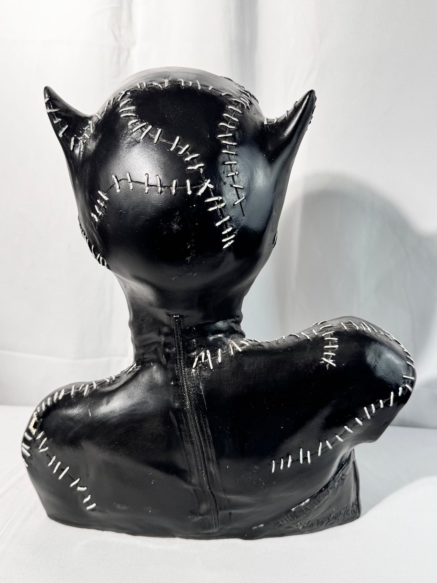 Batman Returns- Cat Women 14” Bust- Michelle Pfeiffer - signed by Mike Hill