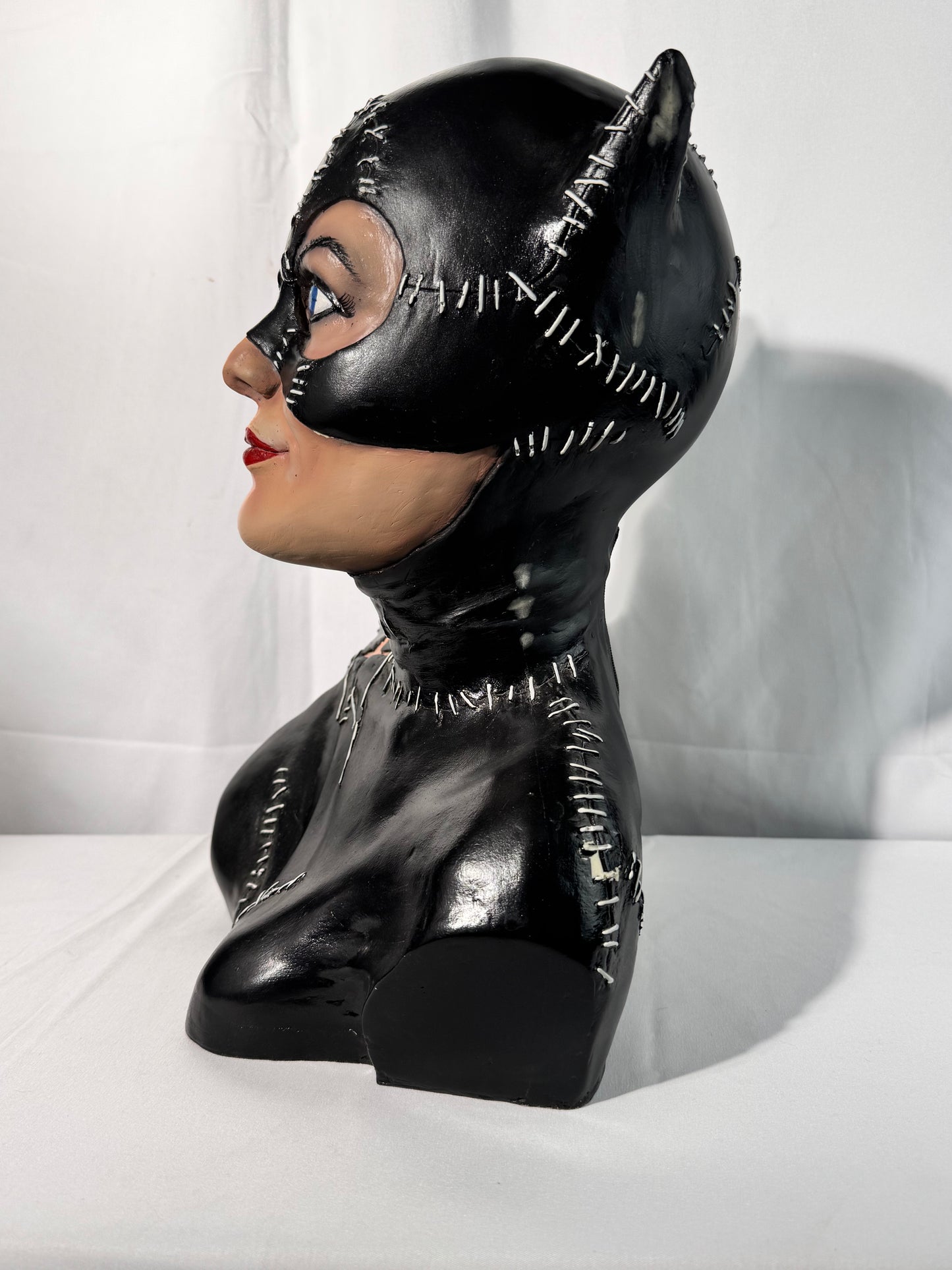 Batman Returns- Cat Women 14” Bust- Michelle Pfeiffer - signed by Mike Hill