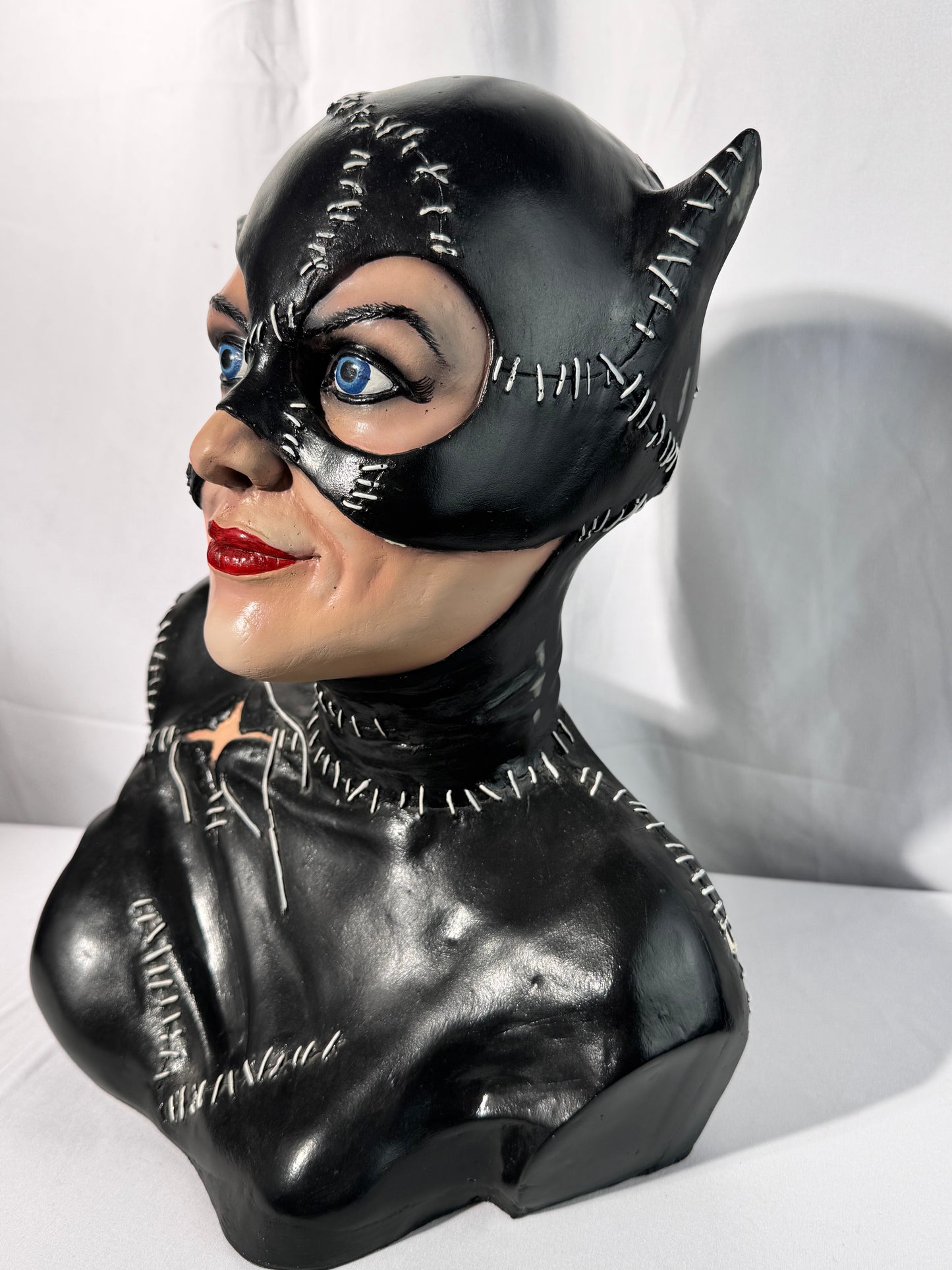 Batman Returns- Cat Women 14” Bust- Michelle Pfeiffer - signed by Mike Hill