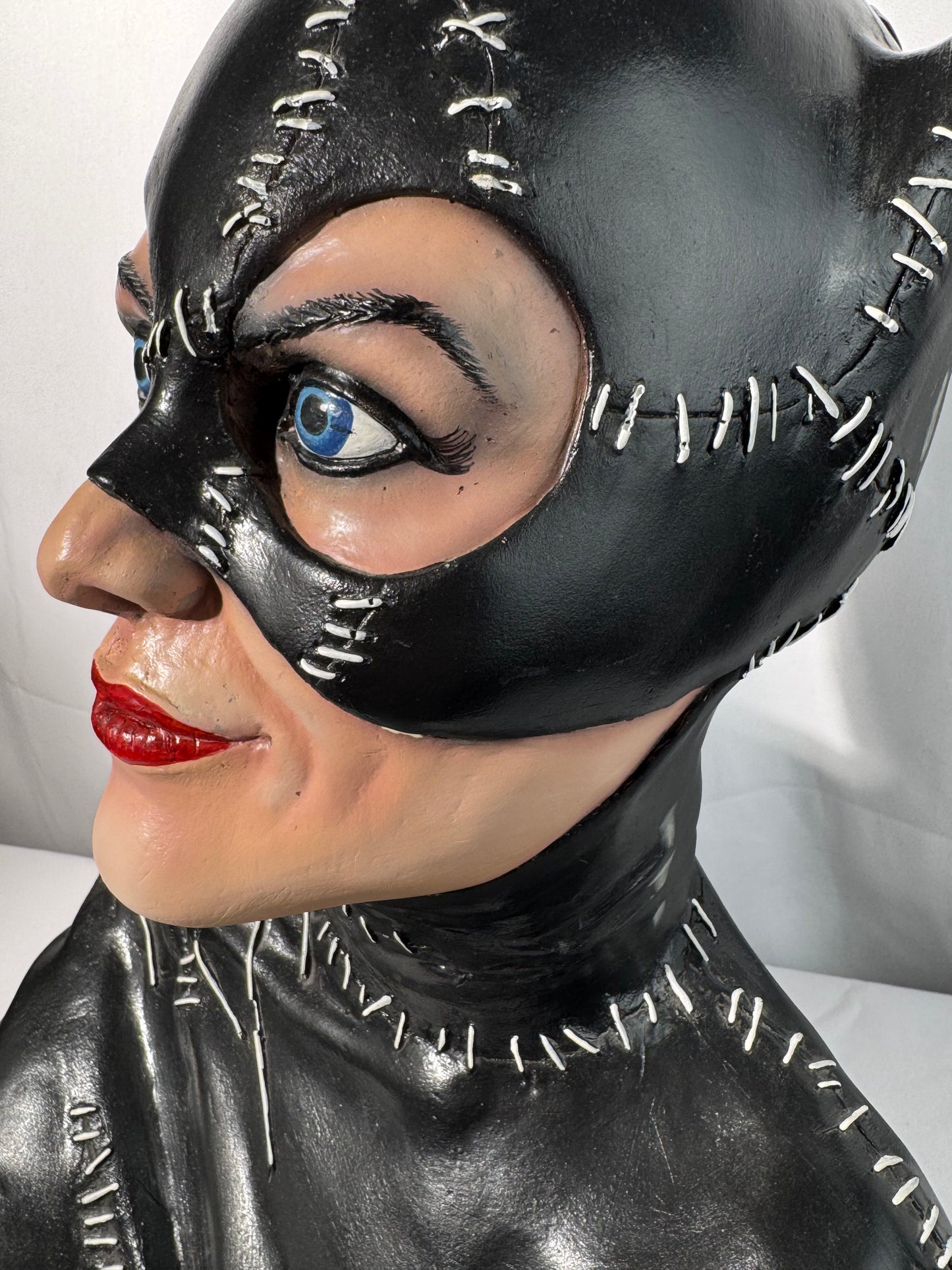 Batman Returns- Cat Women 14” Bust- Michelle Pfeiffer - signed by Mike Hill