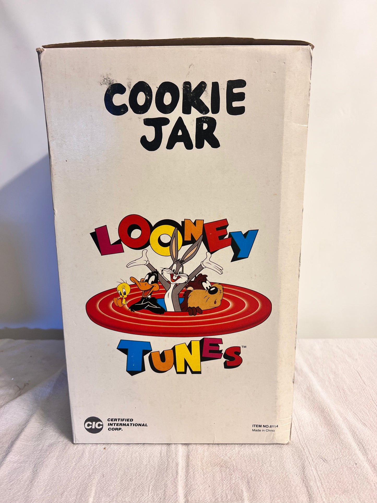 Tweet Bird - 13” Cookie jar- 1993 Looney Tunes- Warner Brothers- Christmas Stocking