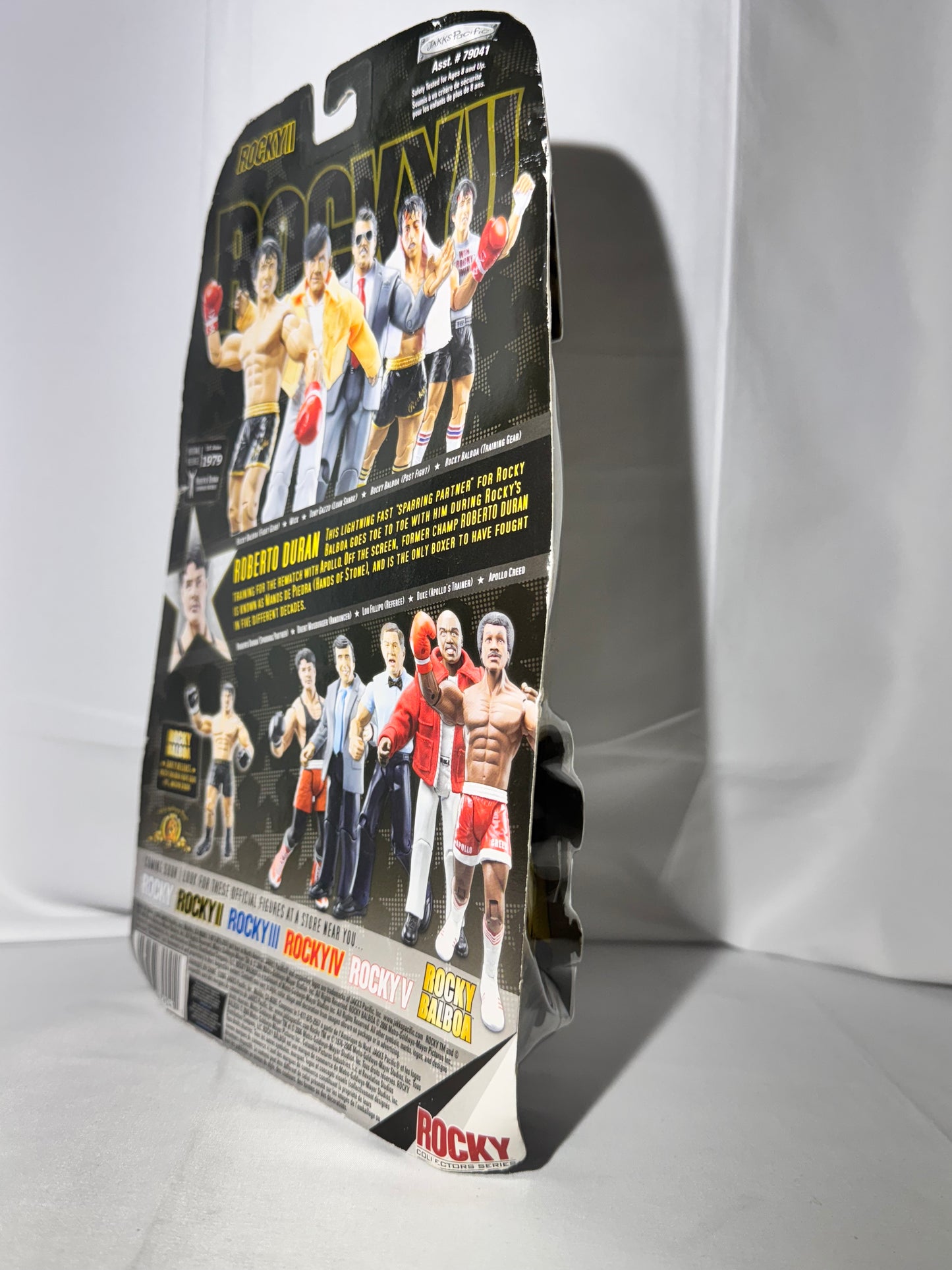 Roberto Durán Rocky II Sparring Partner Action Figure – Jakks Pacific 2006 – Rare Collectible – New in Box