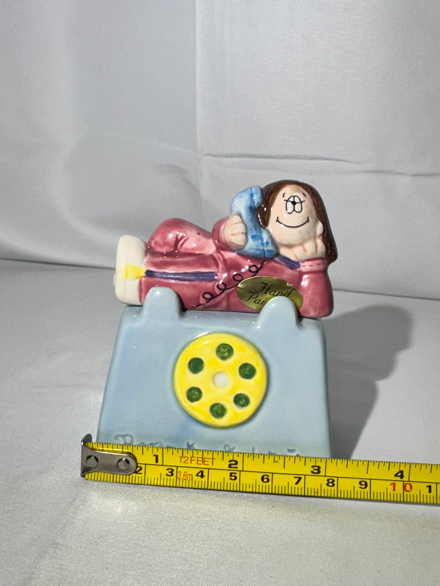 Cathy Buiewite - Salt and Pepper shakers - Papel - Hand painted- made in Sri Lanka- “Born to order in”