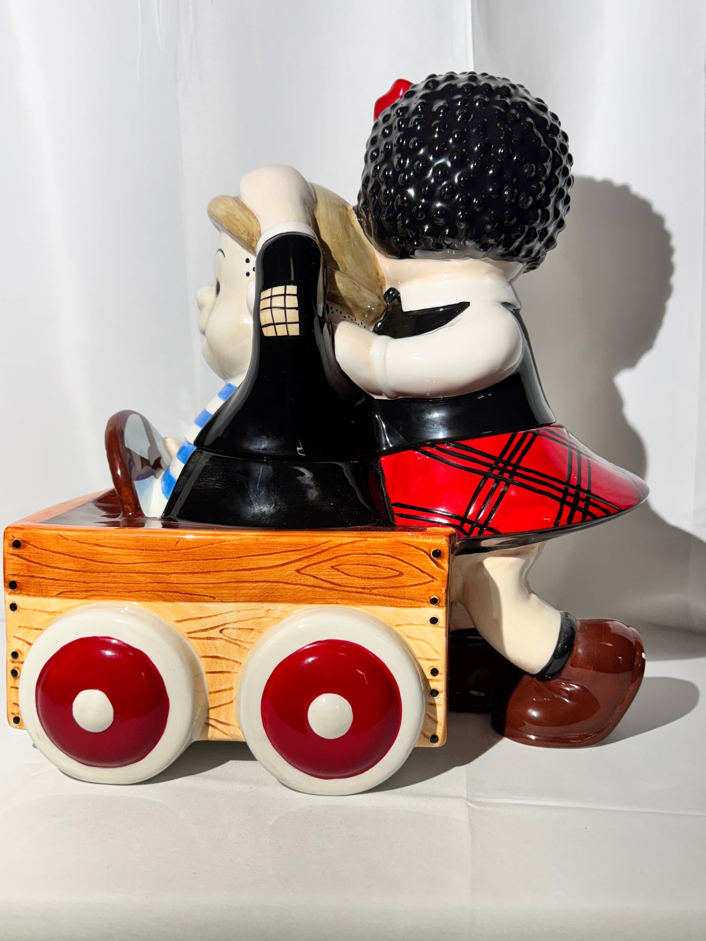 Nancy and Sluggo on a Car Cookie Jar – Treasure Craft – Limited Edition