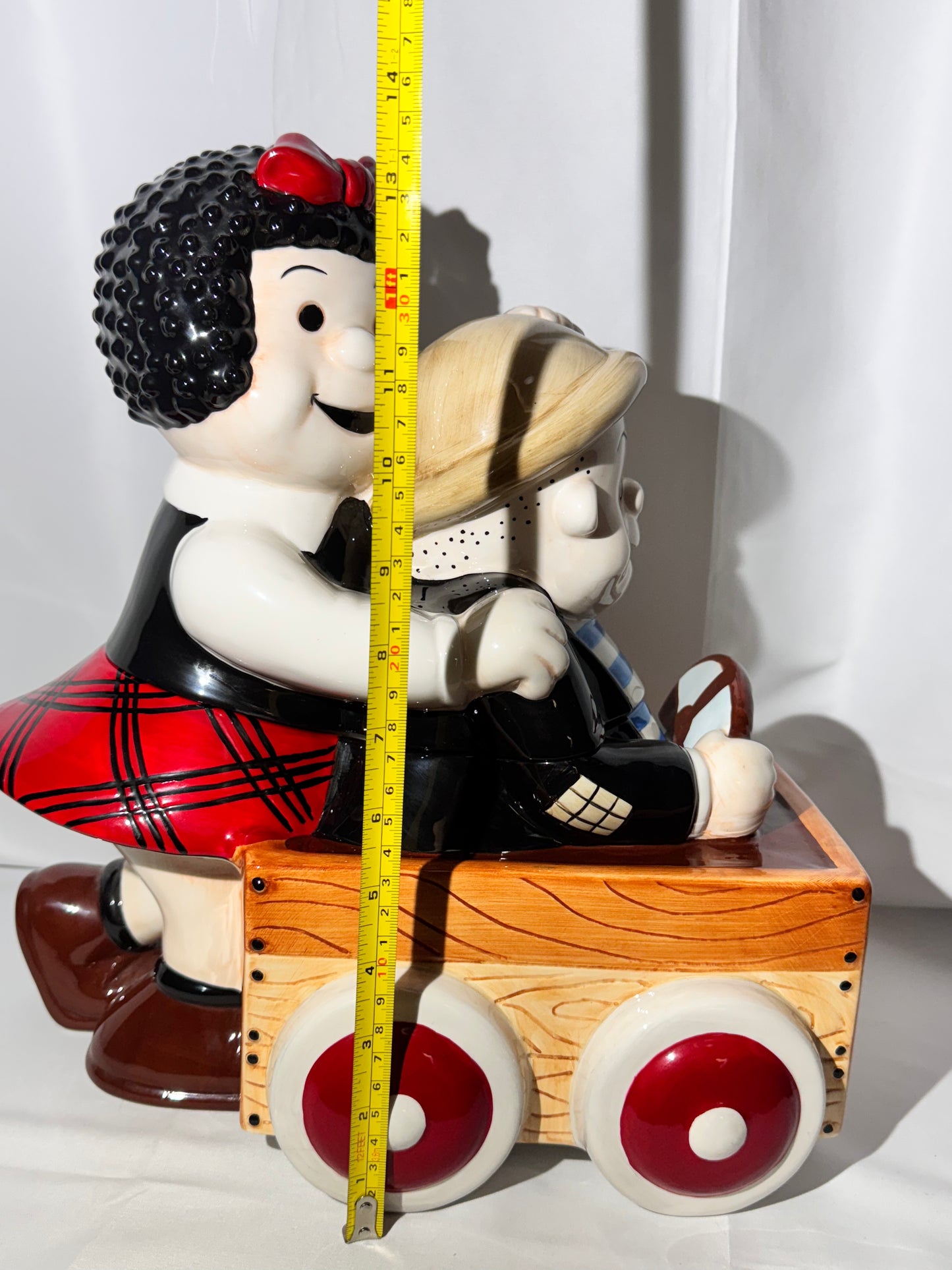 Nancy and Sluggo on a Car Cookie Jar – Treasure Craft – Limited Edition