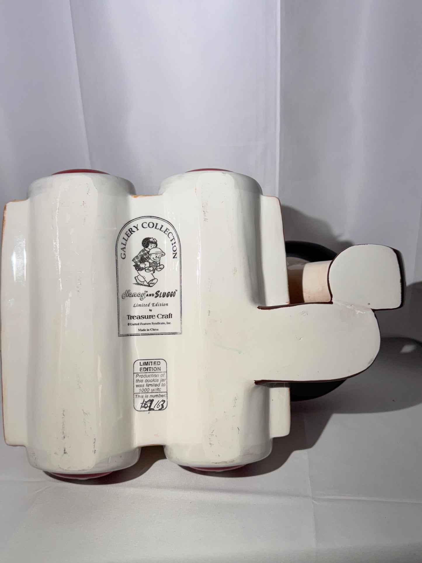 Nancy and Sluggo on a Car Cookie Jar – Treasure Craft – Limited Edition