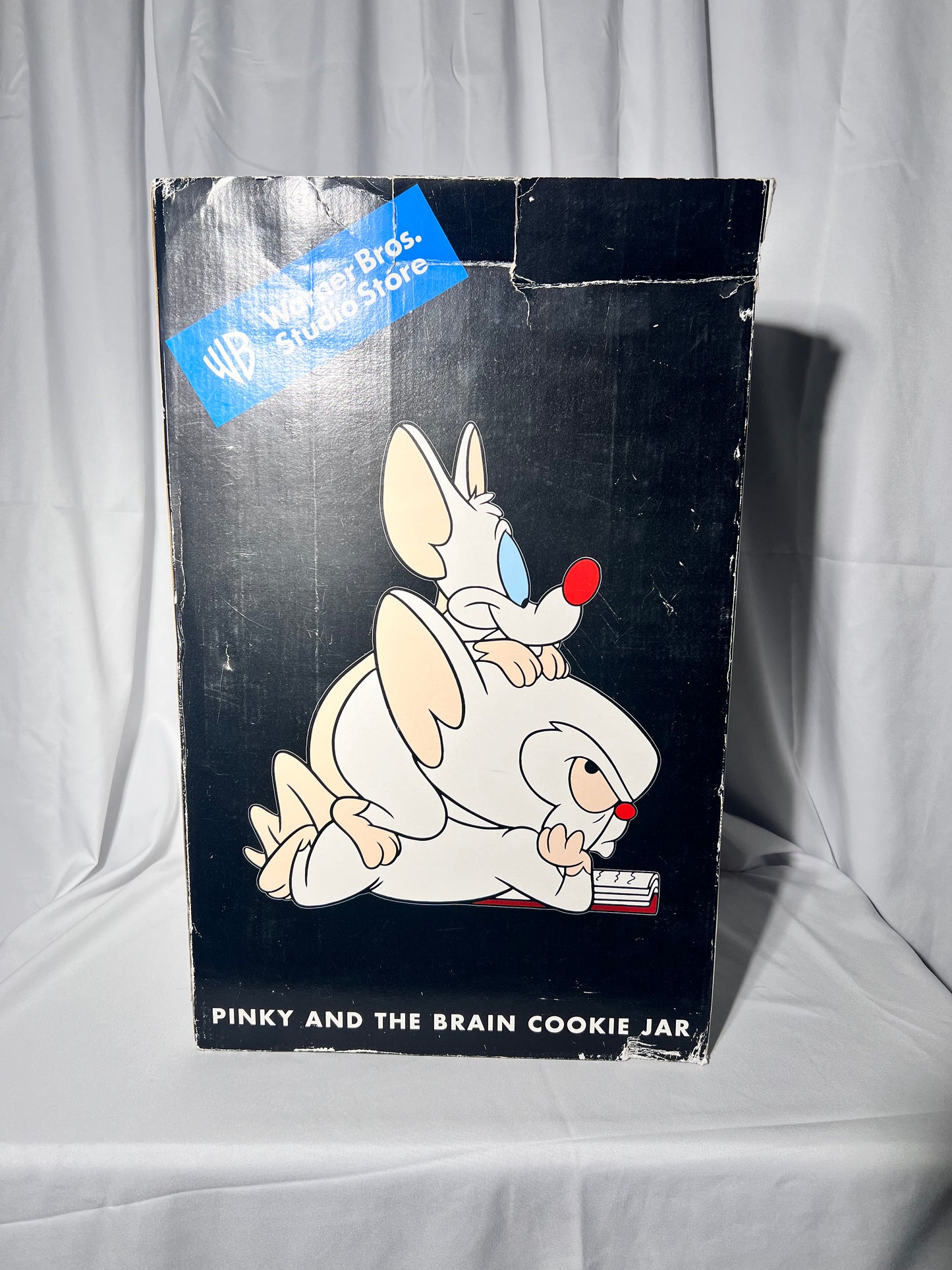 Pinky and the Brain - 12 1/2” Cookie Jar - Warner Brothers- 1998