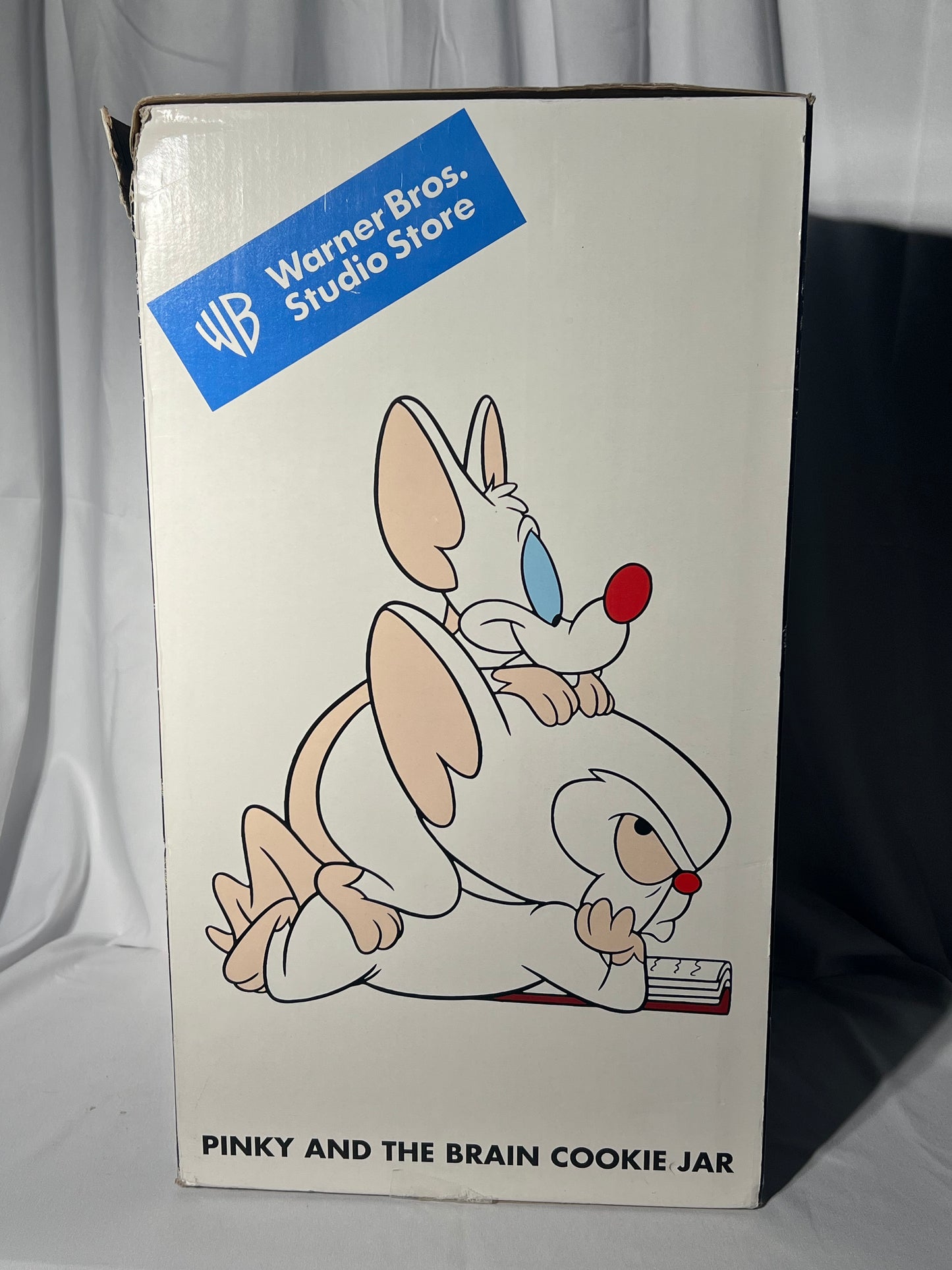 Pinky and the Brain - 12 1/2” Cookie Jar - Warner Brothers- 1998