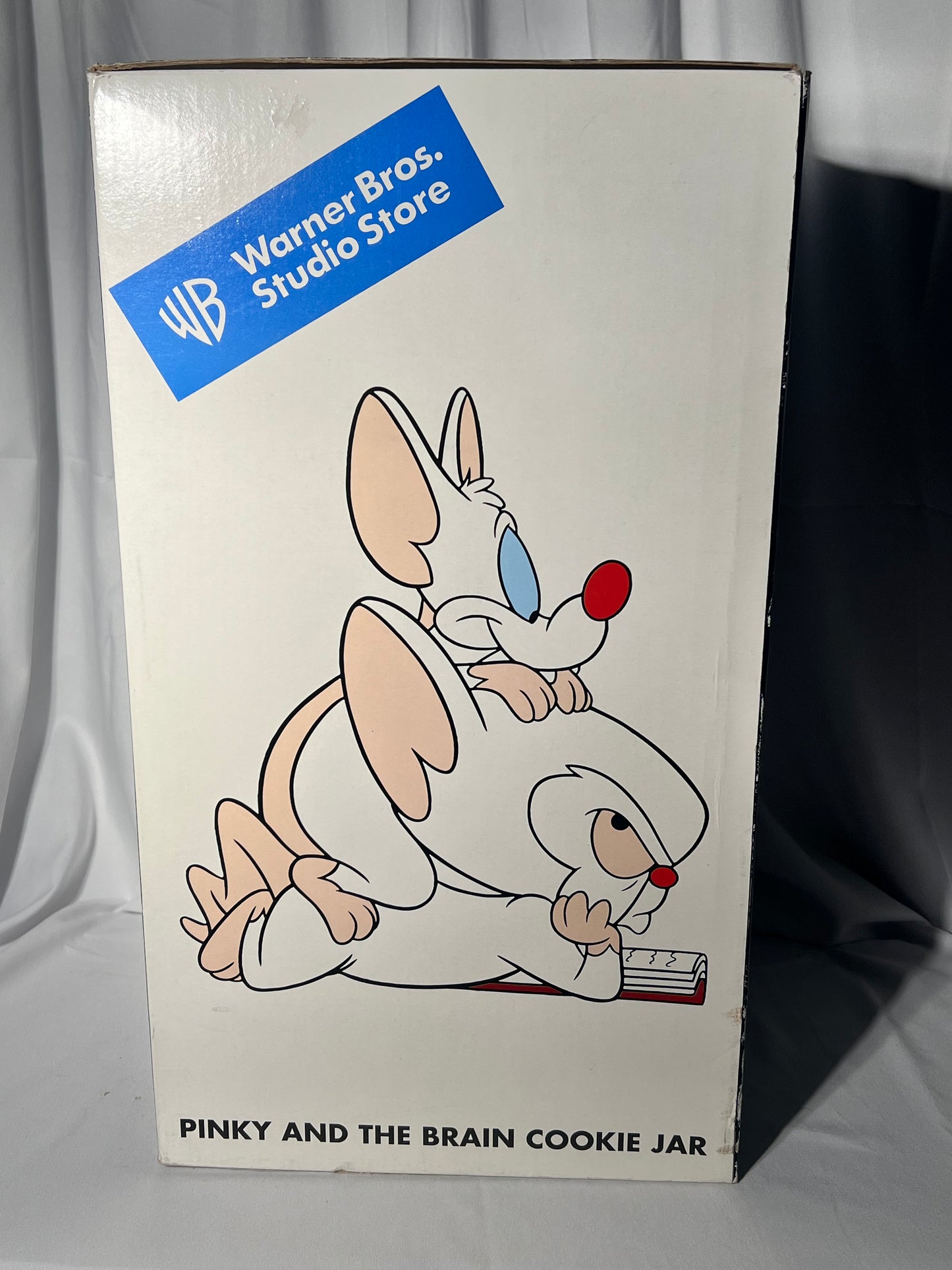 Pinky and the Brain - 12 1/2” Cookie Jar - Warner Brothers- 1998