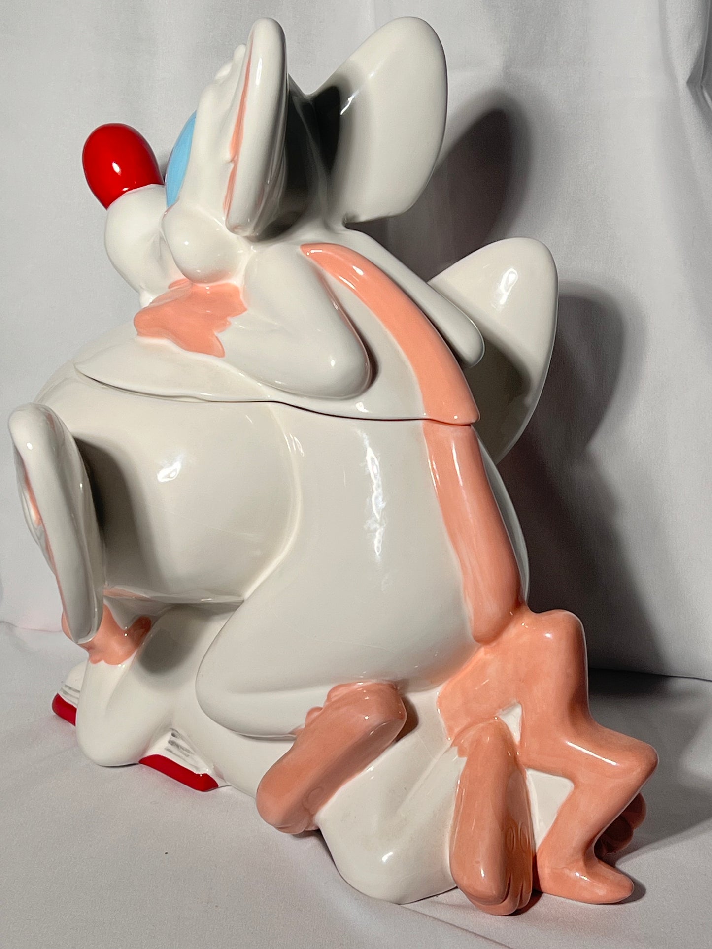 Pinky and the Brain - 12 1/2” Cookie Jar - Warner Brothers- 1998