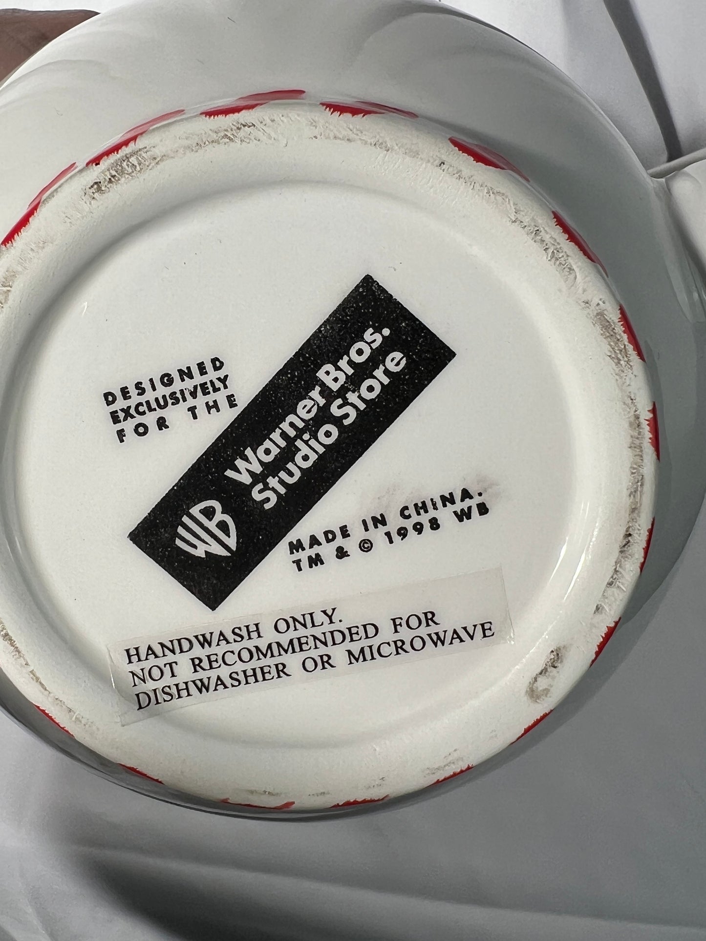 Tweety Bird- 9” tea pot- Christmas- Warner Brothers- Looney Tunes- 1998