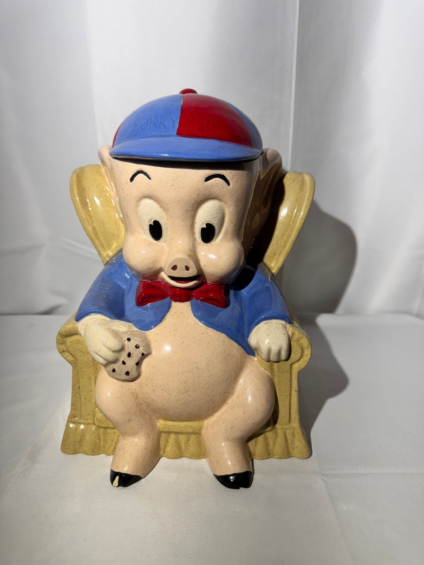 Porky pig - Cookie Jar - Warner Brothers- 1975 -Hand painted
