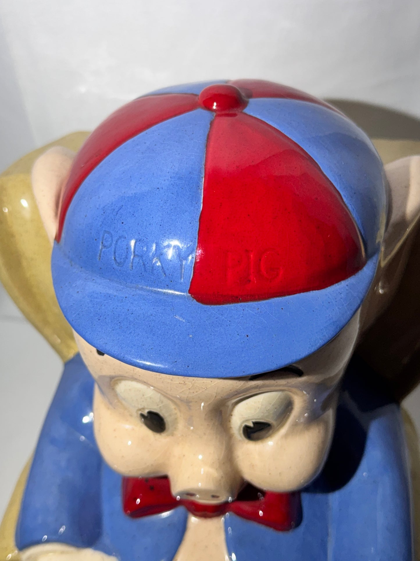 Porky pig - Cookie Jar - Warner Brothers- 1975 -Hand painted