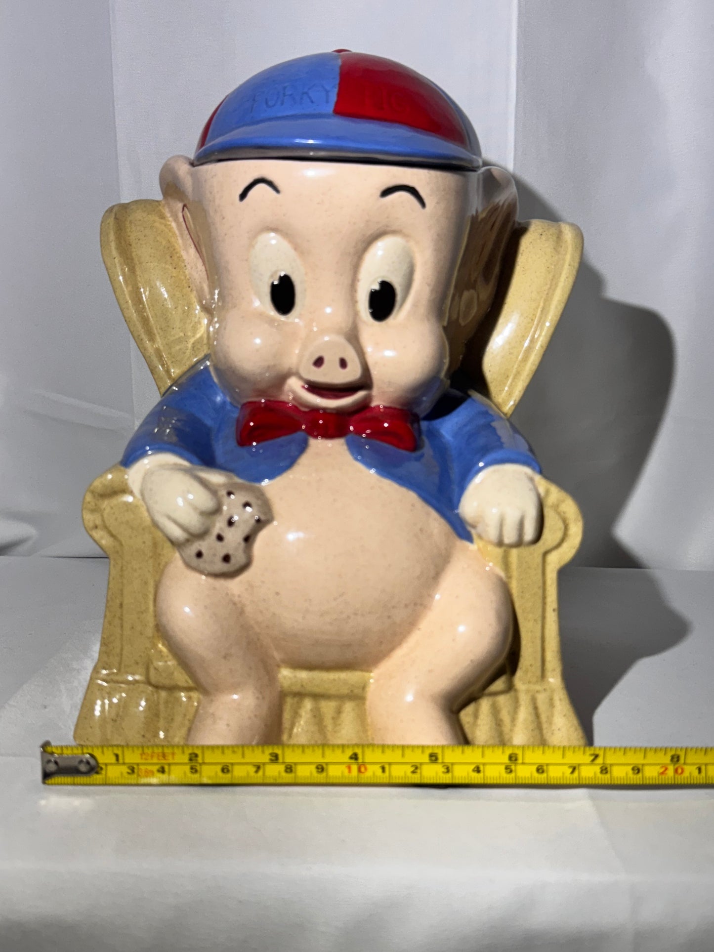 Porky pig - Cookie Jar - Warner Brothers- 1975 -Hand painted