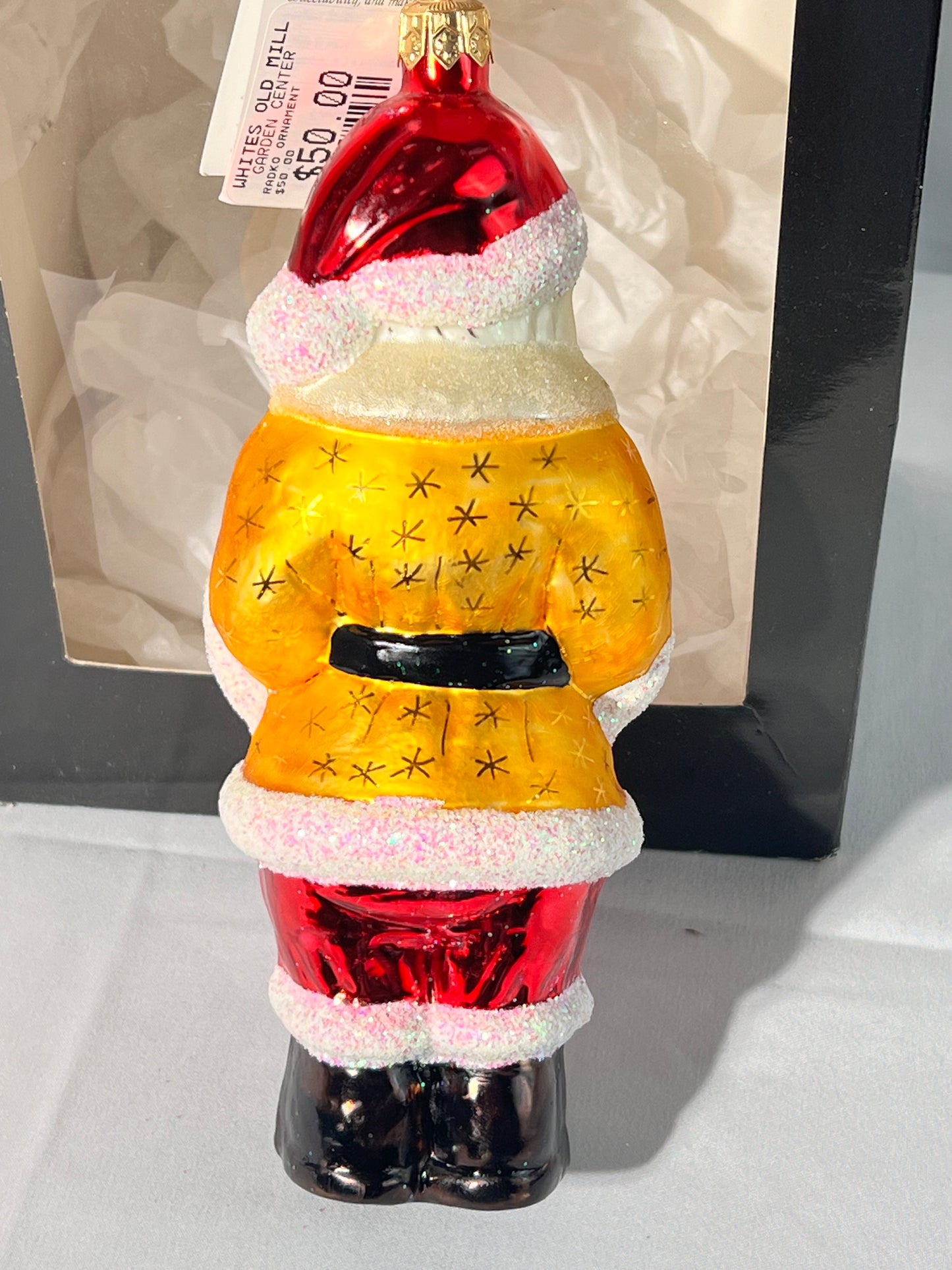 Radko - 1997 Squeeze Box Santa - Christmas Ornament