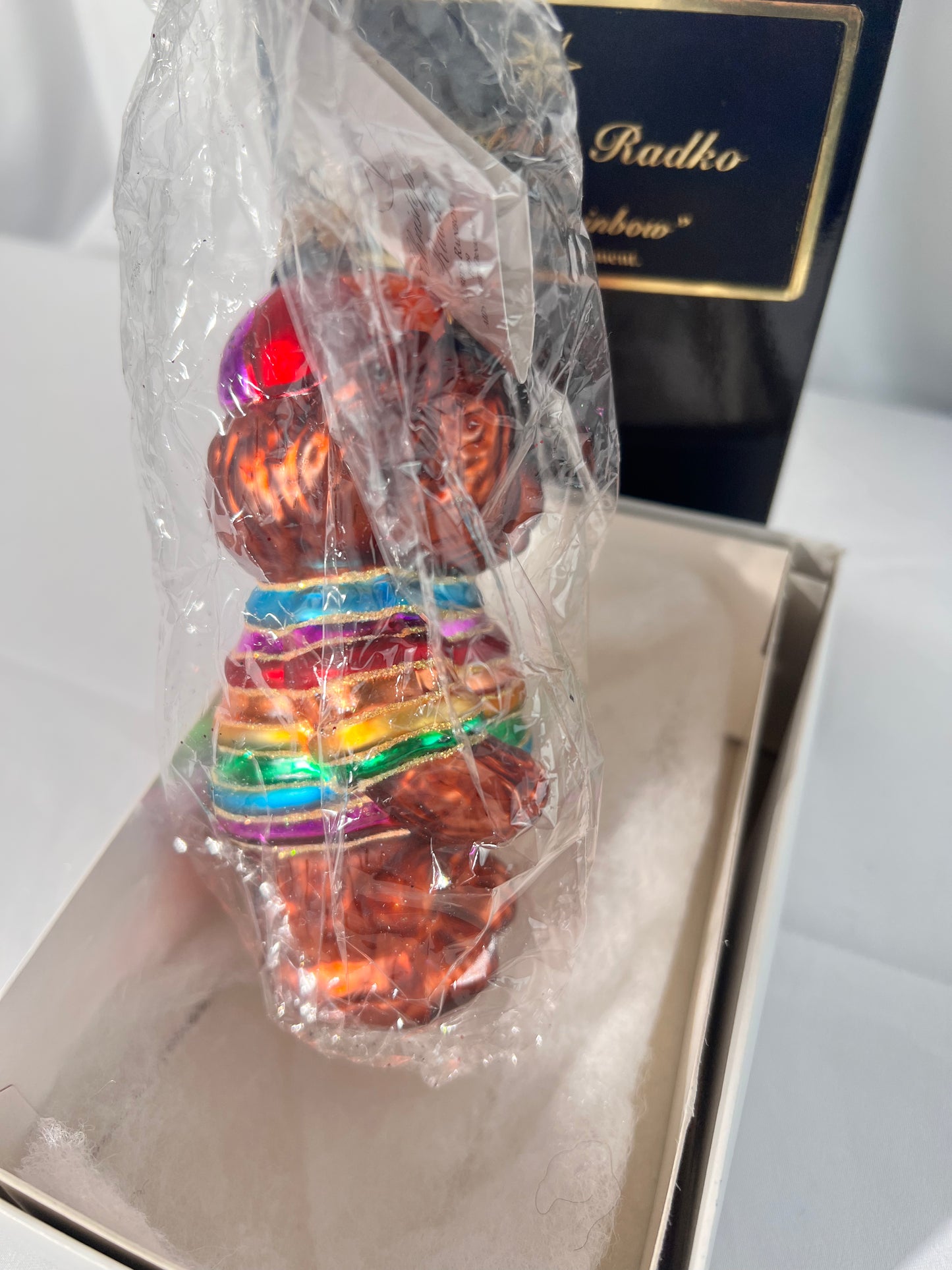 Radko - 1999 Cubby’s Rainbow- aids charity Ornament- 508344