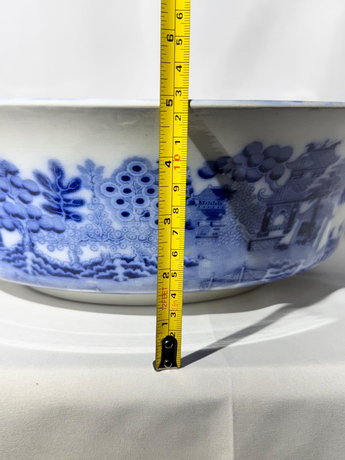 Blue Willow- Large bowl and Pitcher - Pottery