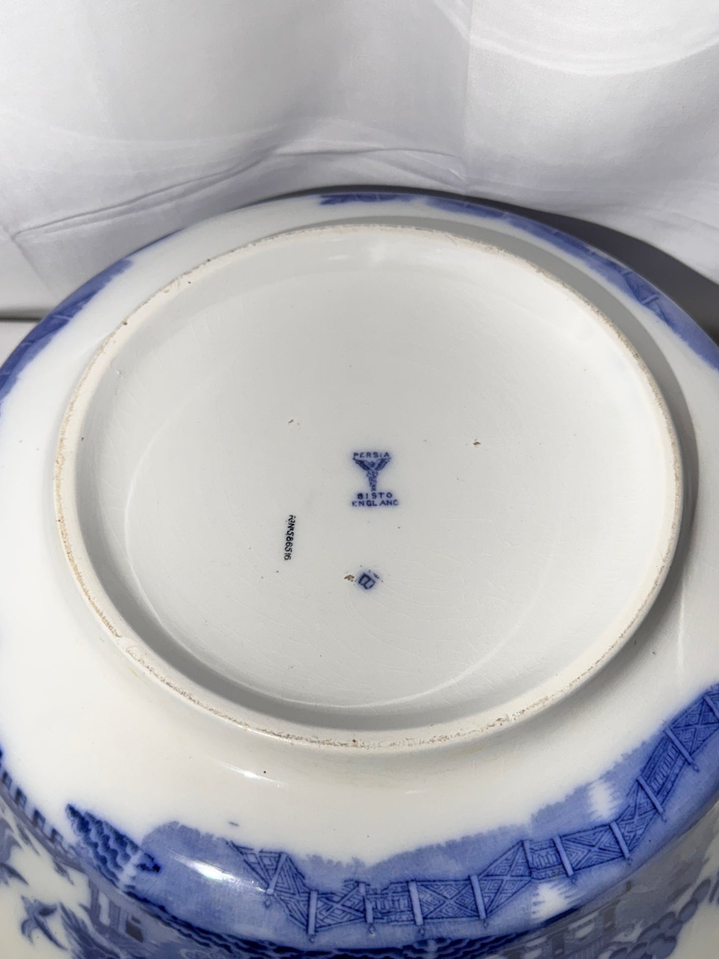 Blue Willow- Large bowl and Pitcher - Pottery