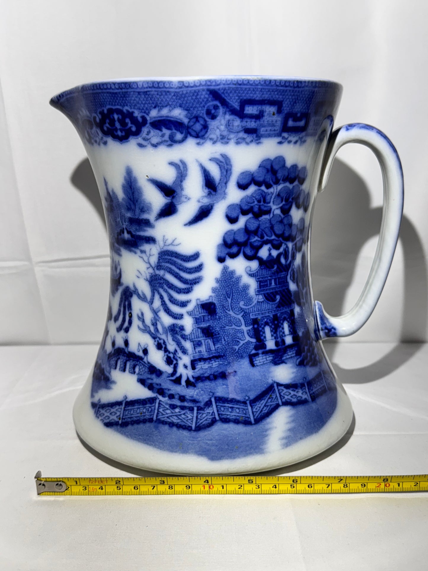 Blue Willow- Large bowl and Pitcher - Pottery