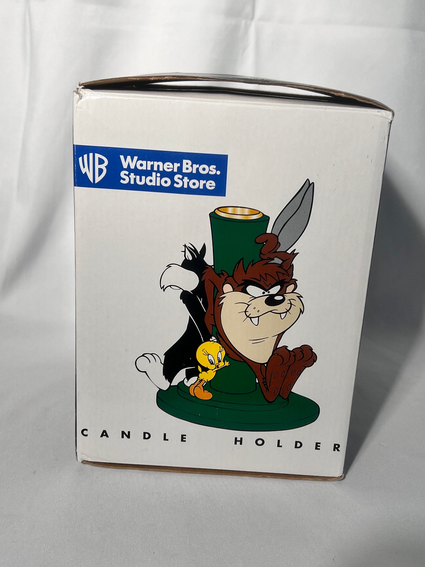 Looney Tunes - 7.5” candlestick Holder- Bugs bunny, Sylvester, Tweety bird, Taz - Warner Brothers- 1997