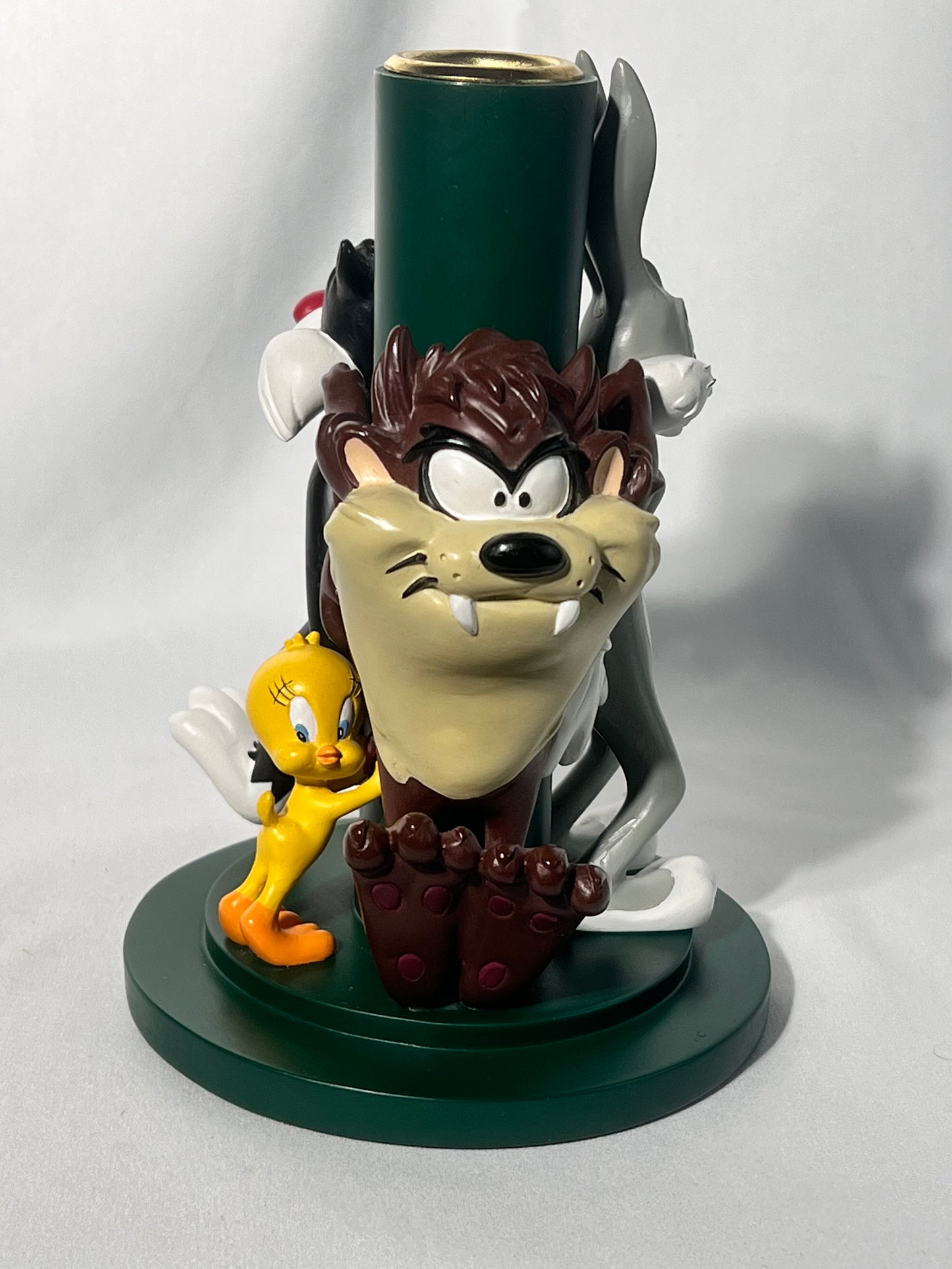 Looney Tunes - 7.5” candlestick Holder- Bugs bunny, Sylvester, Tweety bird, Taz - Warner Brothers- 1997