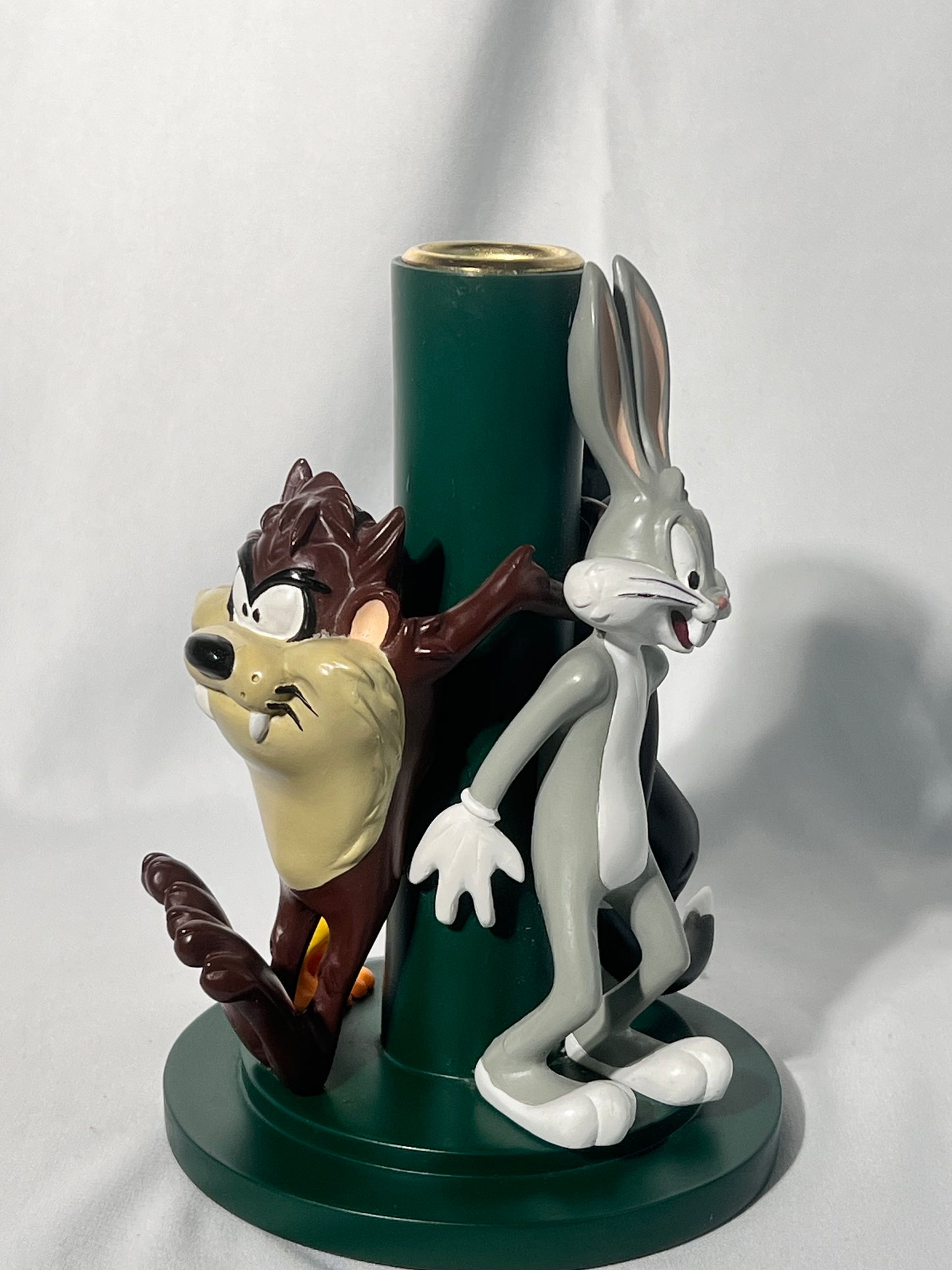 Looney Tunes - 7.5” candlestick Holder- Bugs bunny, Sylvester, Tweety bird, Taz - Warner Brothers- 1997