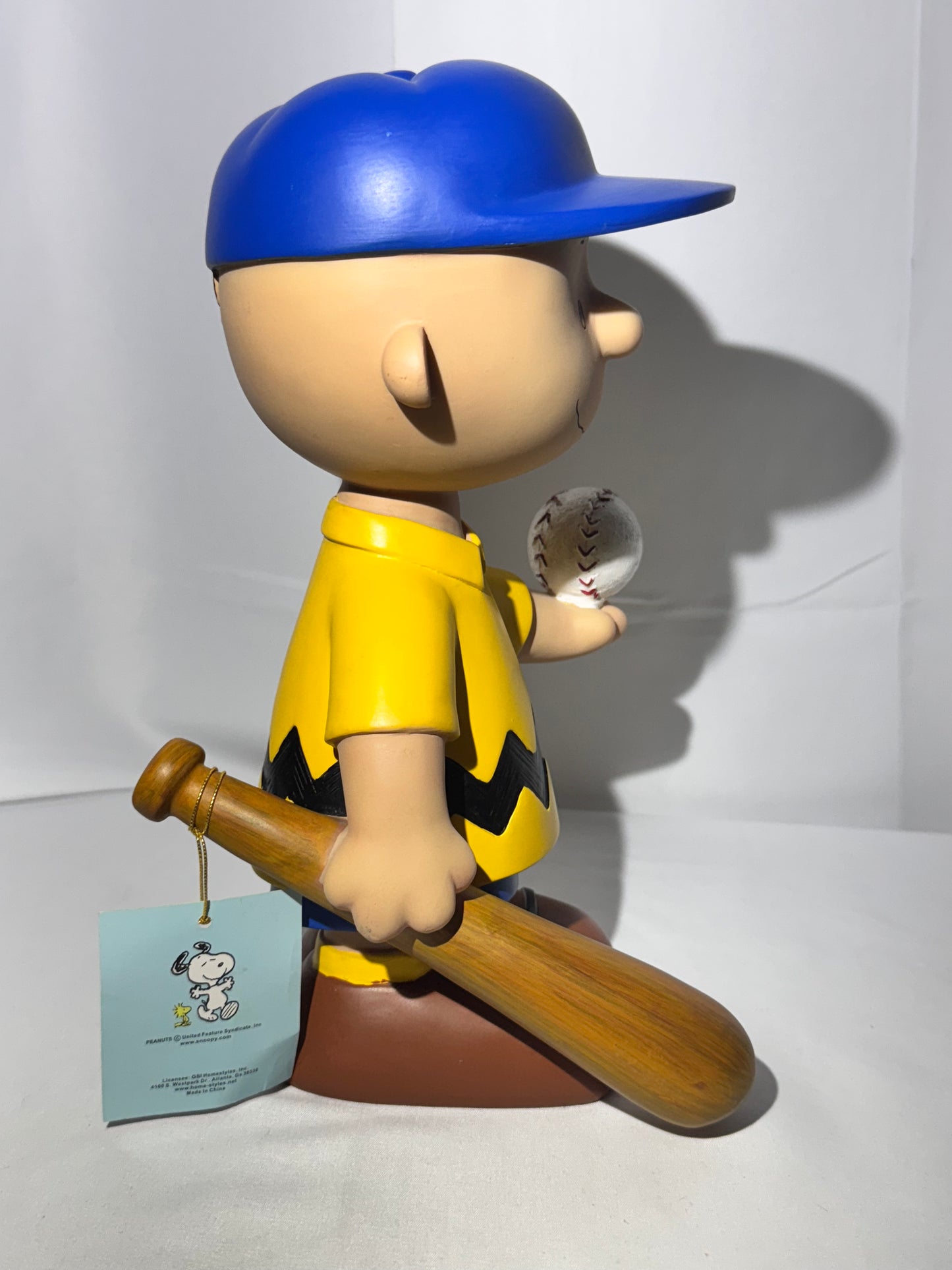 Charlie Brown - 10 1/2” Statue- Peanuts Garden Collection- Baseball and Bat