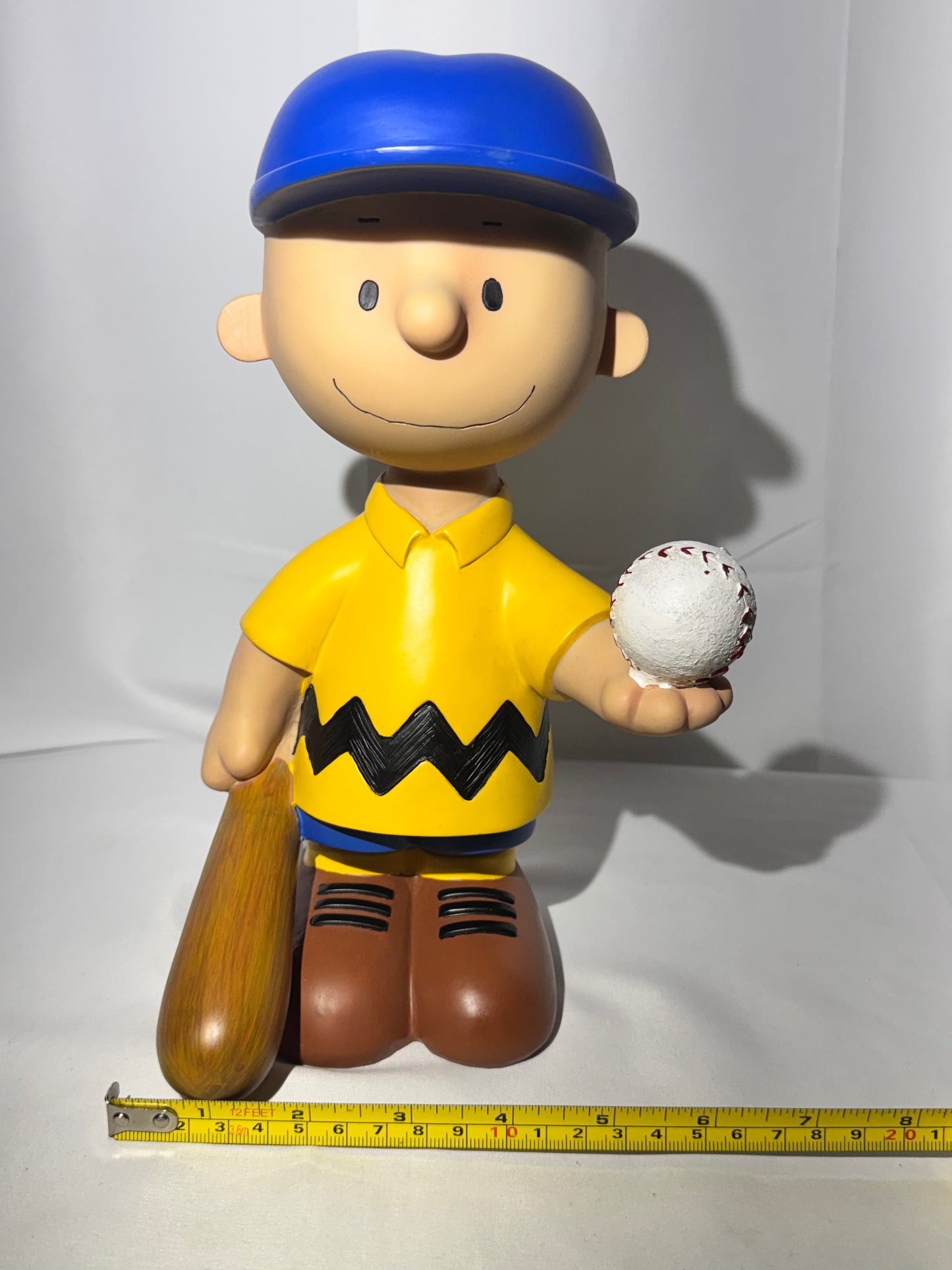 Charlie Brown - 10 1/2” Statue- Peanuts Garden Collection- Baseball and Bat