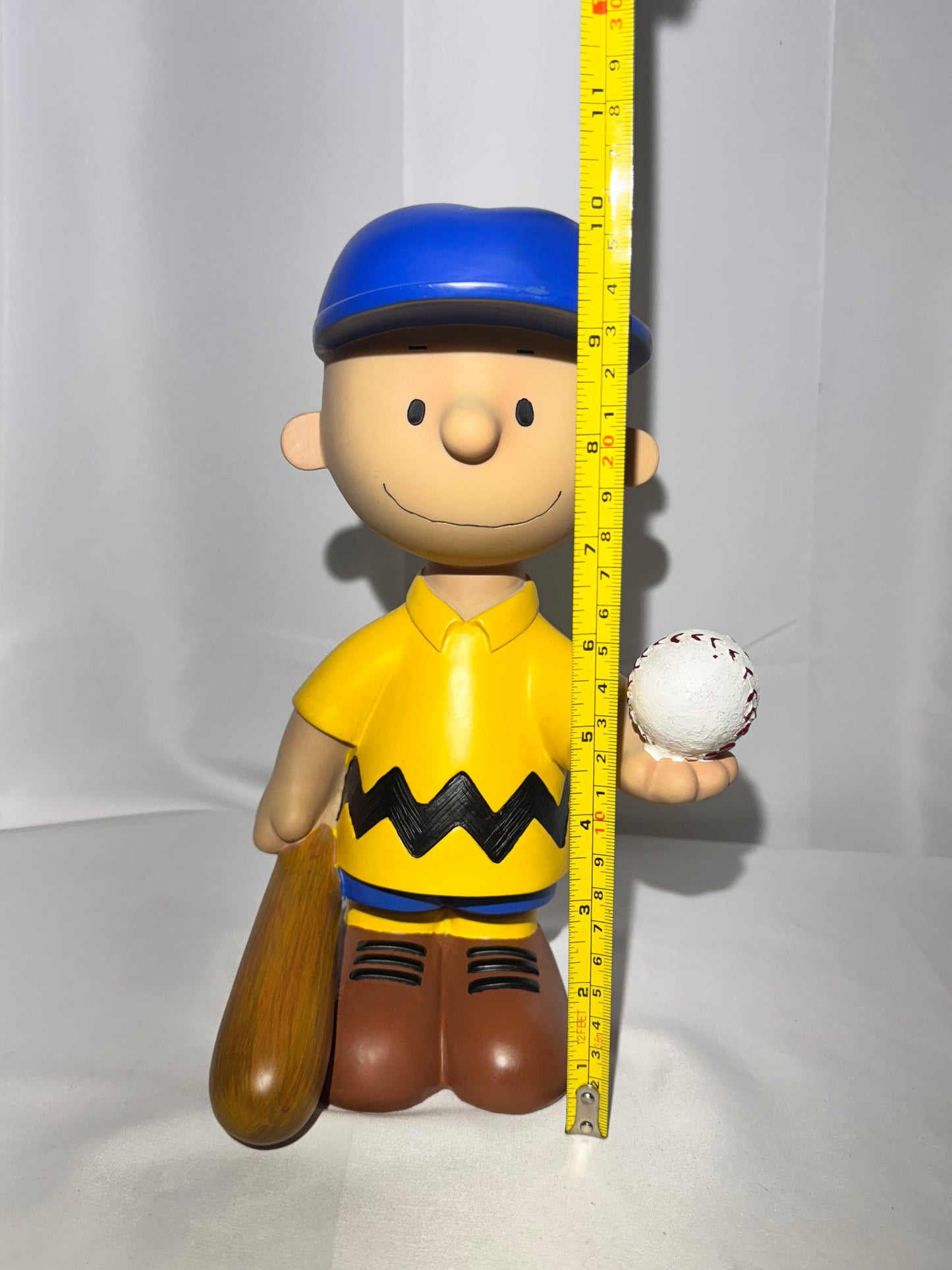 Charlie Brown - 10 1/2” Statue- Peanuts Garden Collection- Baseball and Bat