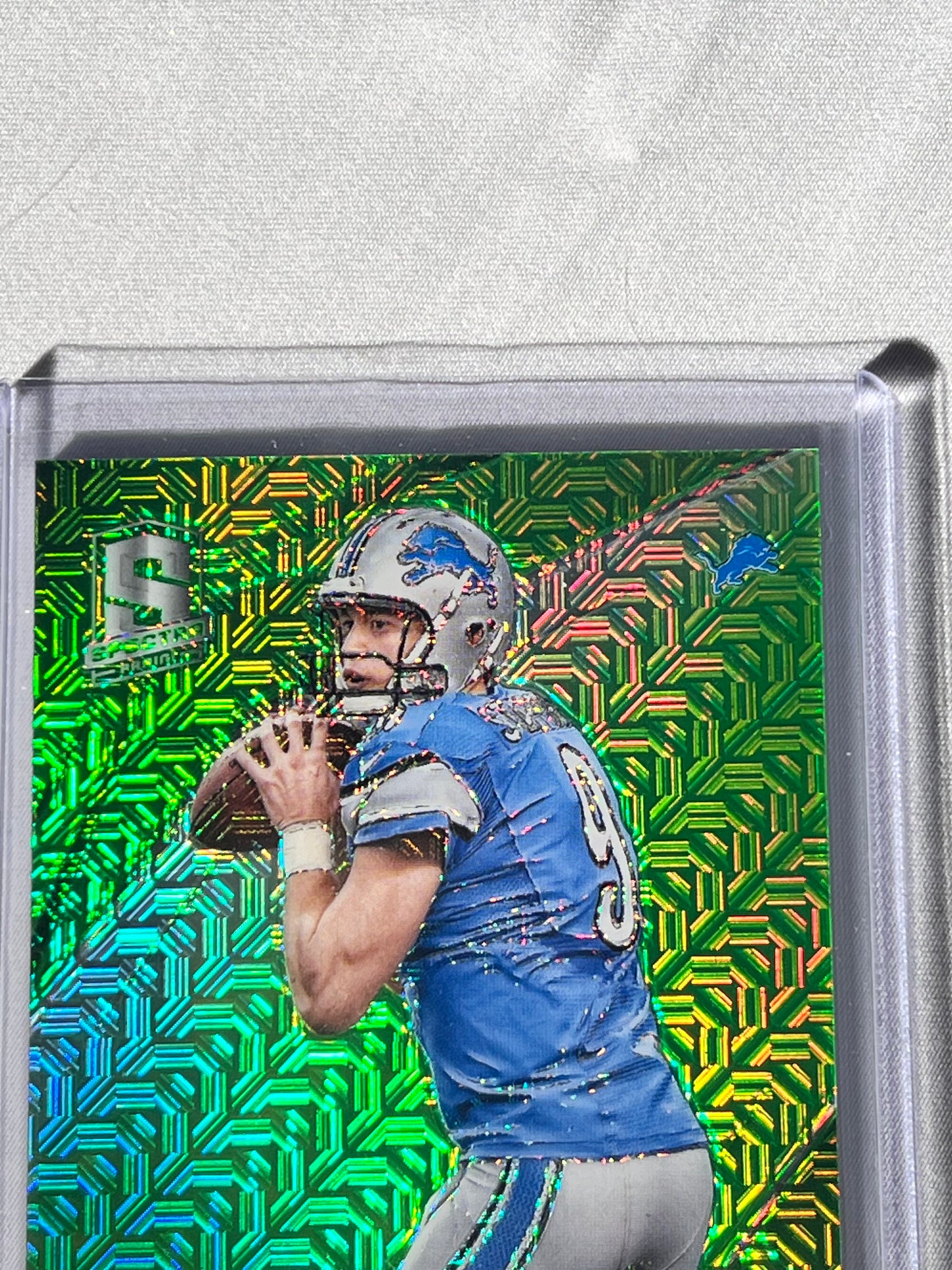 Football card - Matthew Stafford - Spectra Panini -2015 Prizm - 6/25 - Detroit Lions