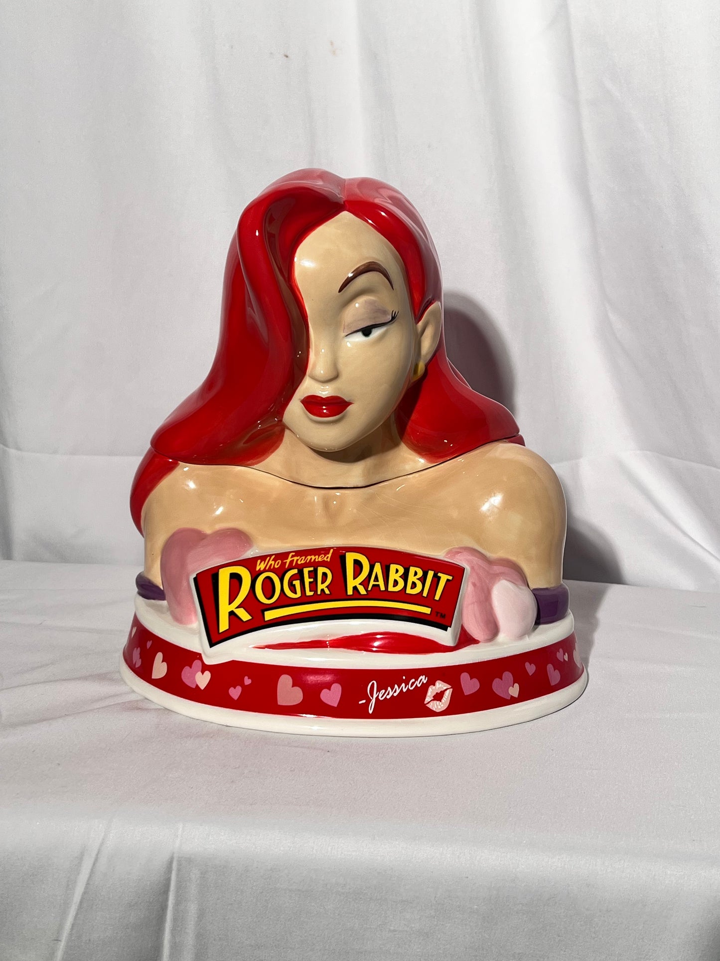 Jessica Rabbit - 10 1/2” Cookie Jar - Disney - item #23755 - Westland giftware -1987