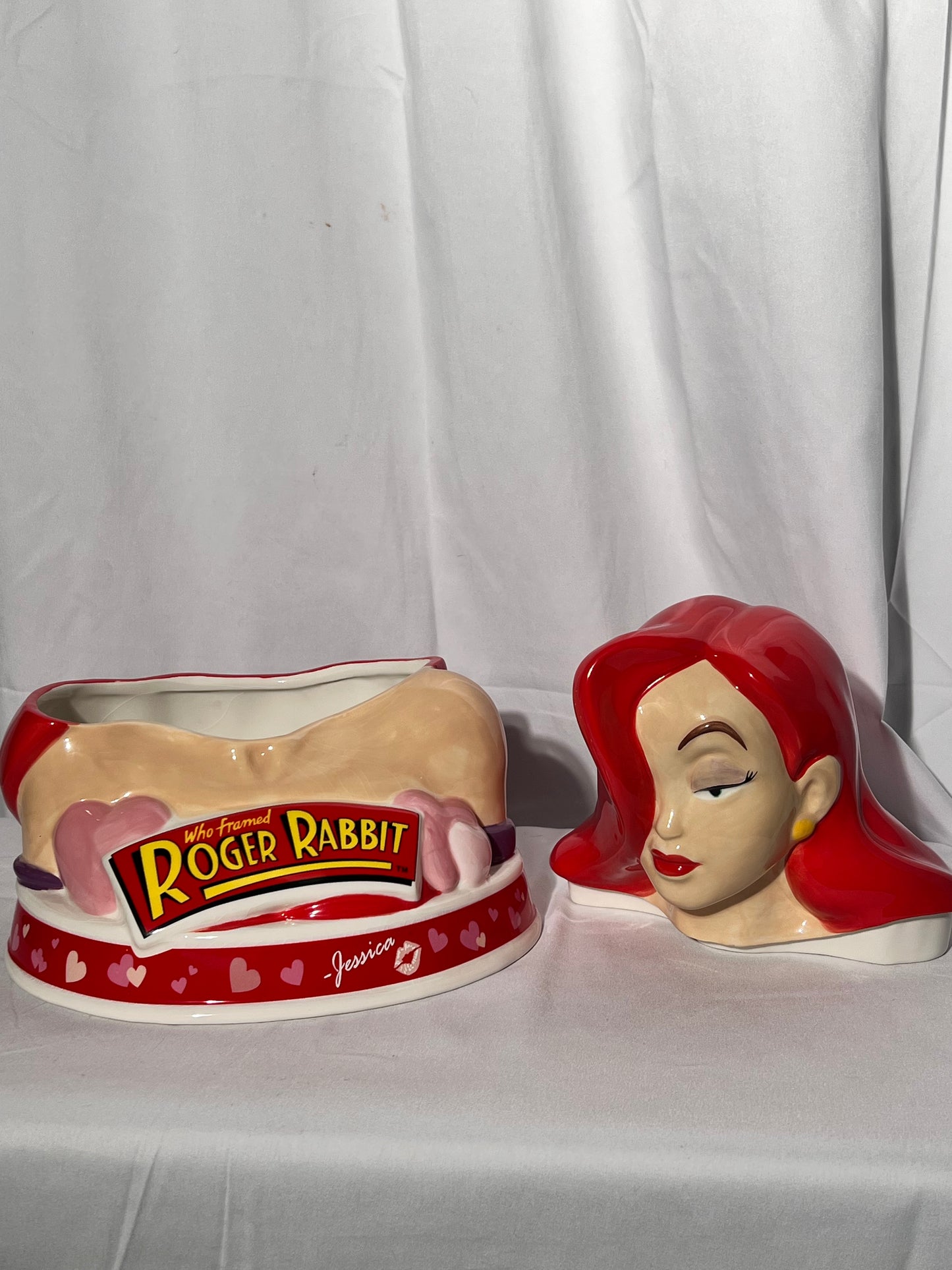 Jessica Rabbit - 10 1/2” Cookie Jar - Disney - item #23755 - Westland giftware -1987