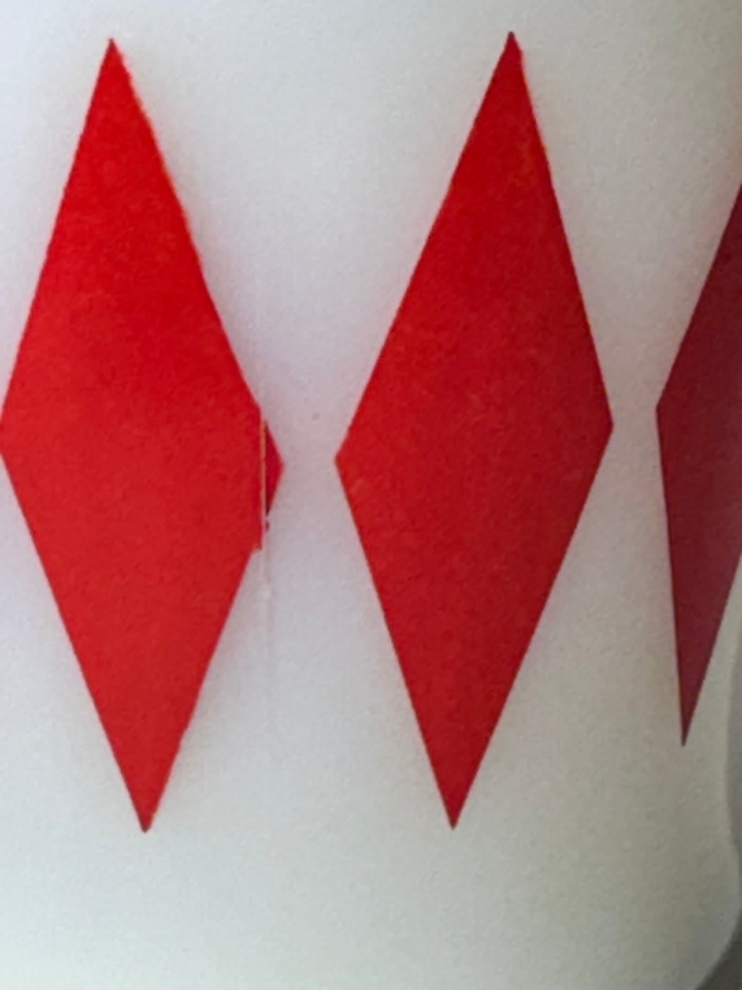 MCM- Fire King - Anchor Hocking - Harlequin Red Diamond- Mug - 56 - Oven Proof - made in USA
