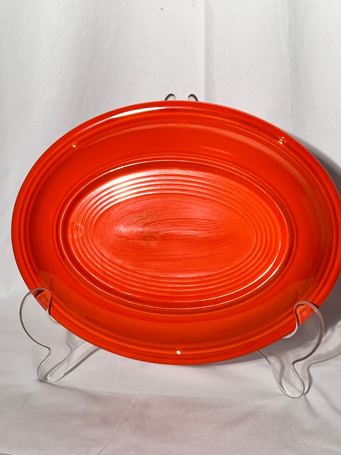 Fiesta - 12 1/2” oval serving platter - Vintage - with stamp - Gunuine - USA