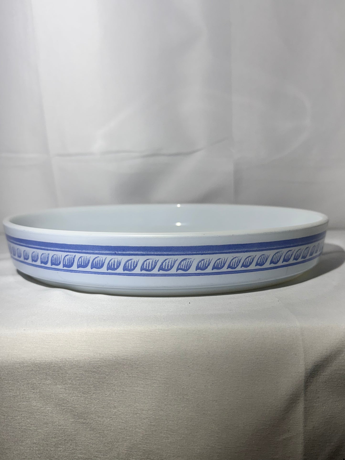 PYREX- Brittany Blue - 9 1/2” Round Quiche Tart Dish - 486-B - ovenware - made in USA