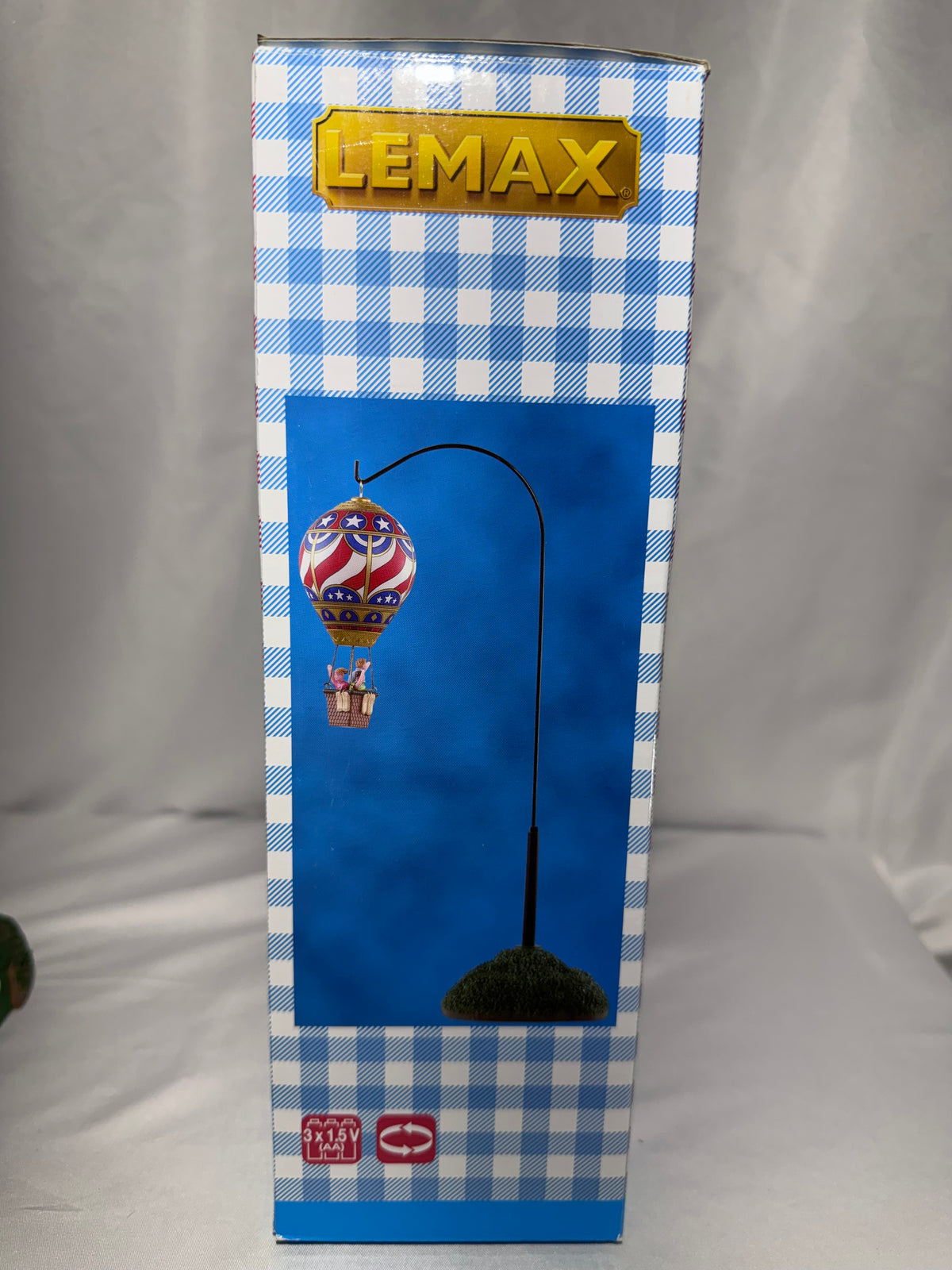 Lemax Soaring Stars And Stripes #84366 – Animated Hot Air Balloon – Retired 2019 – Tested & Working