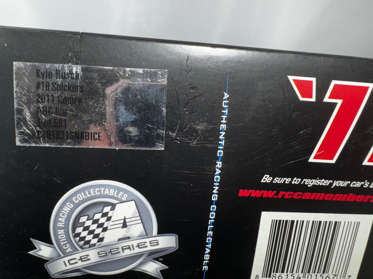 Kyle Busch #18 Snickers 2011 Camry 1:24 ARC Ice Series Diecast #1 of 561
