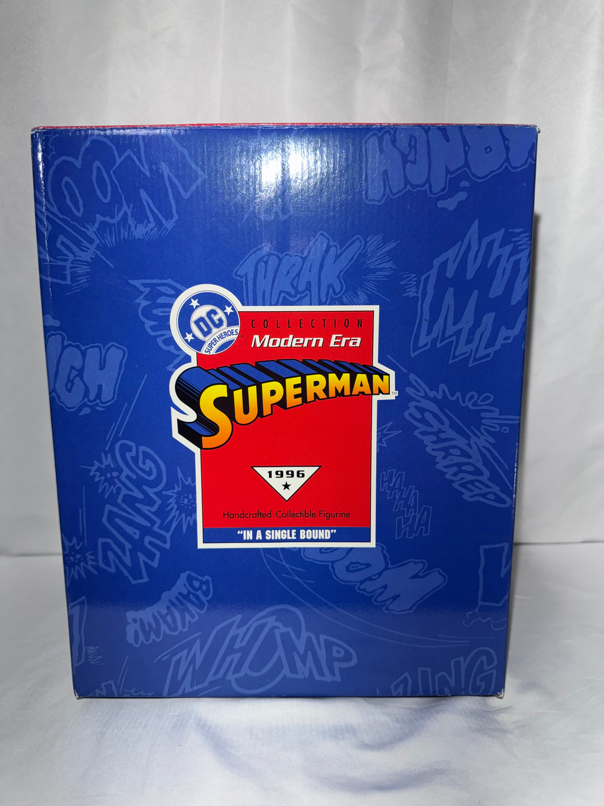 Hallmark 1996 DC Super Heroes Modern Era Superman “In a Single Bound” Figurine