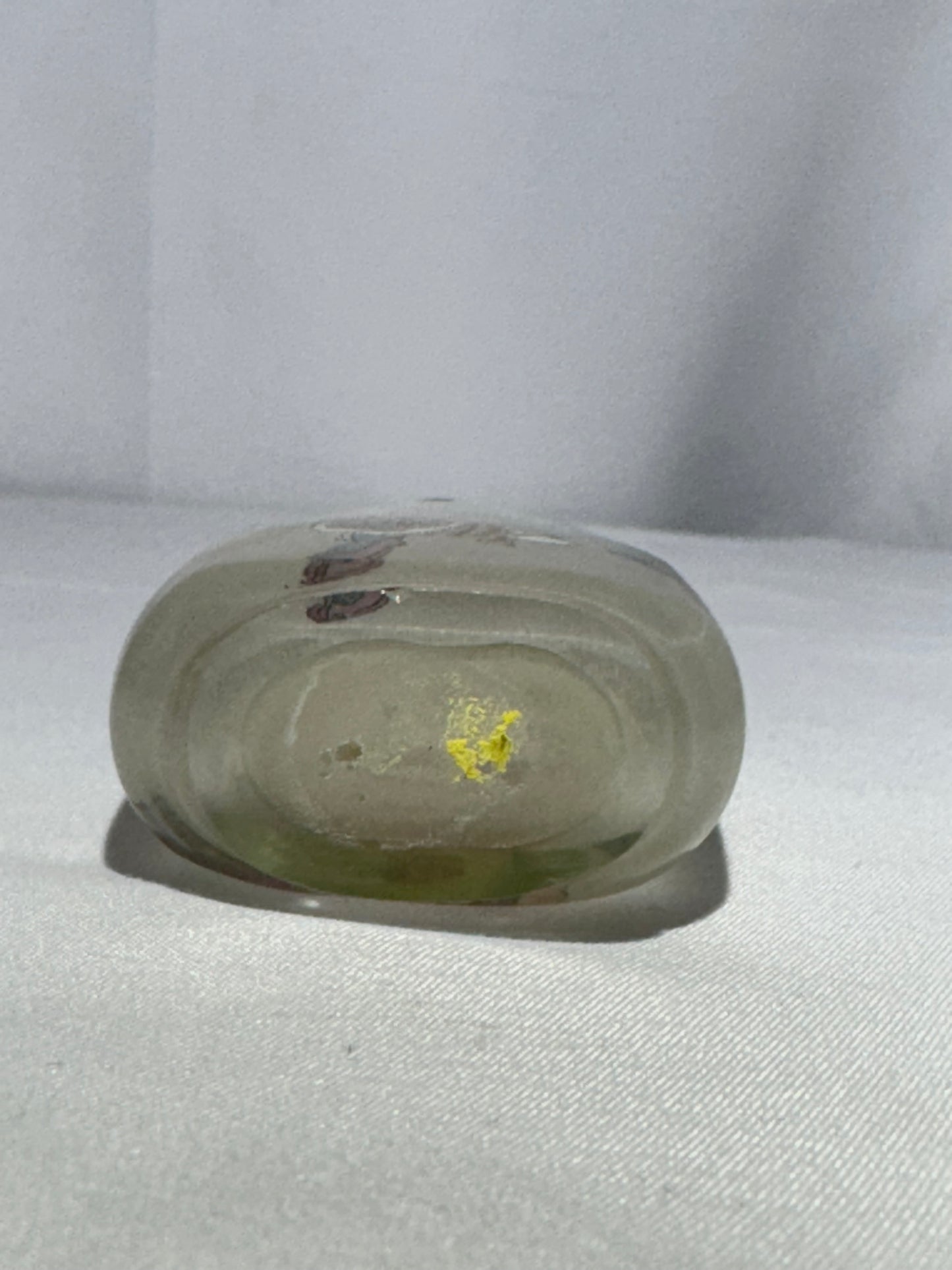 Chinese Inside-Painted Glass Snuff Bottle – Hand-Painted – Signed by Artist – Cork Stopper