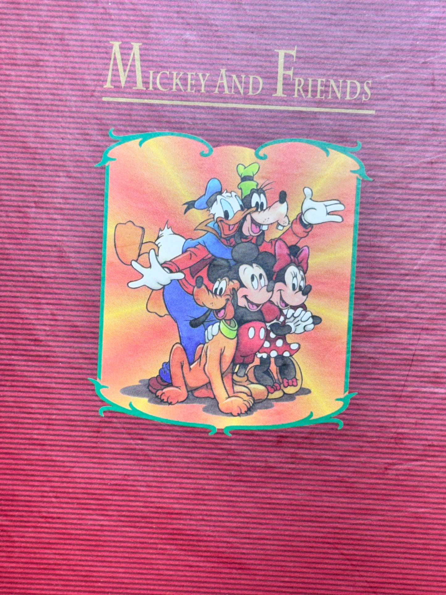 Disney Mickey & Friends Storybook Ornament Set 5 Pc Mickey Minnie Goofy