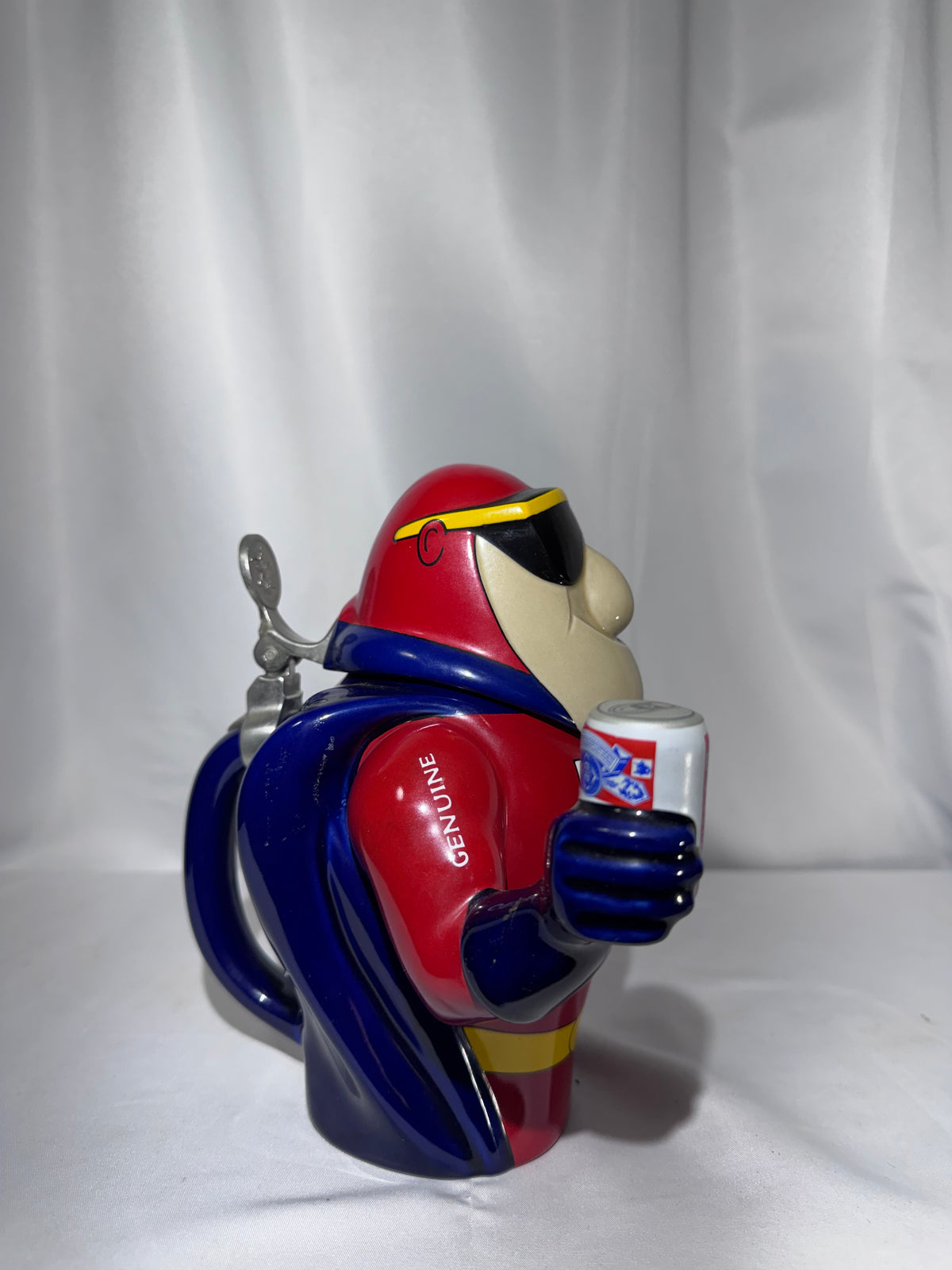 Vintage 1993 Budweiser “Bud Man” Ceramic Beer Stein CS213 – Original Packaging
